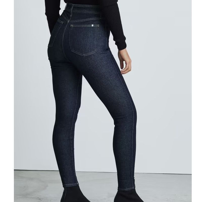 Everlane EUC Everlane The Way-High Skinny Jeans Sz. 226x28.50 Indigo Size 26" / US 2 / IT 38 - 6 Thumbnail