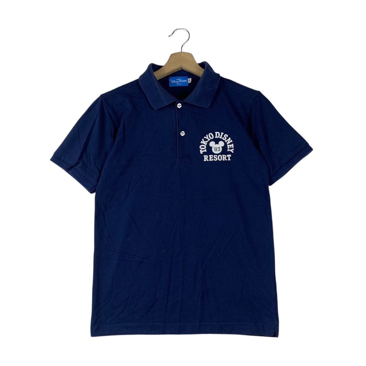 Disney Vintage TOKYO DISNEY RESORT Mickey Mouse Polo Tee Shirt Top Size S / US 4 / IT 40 - 1 Thumbnail