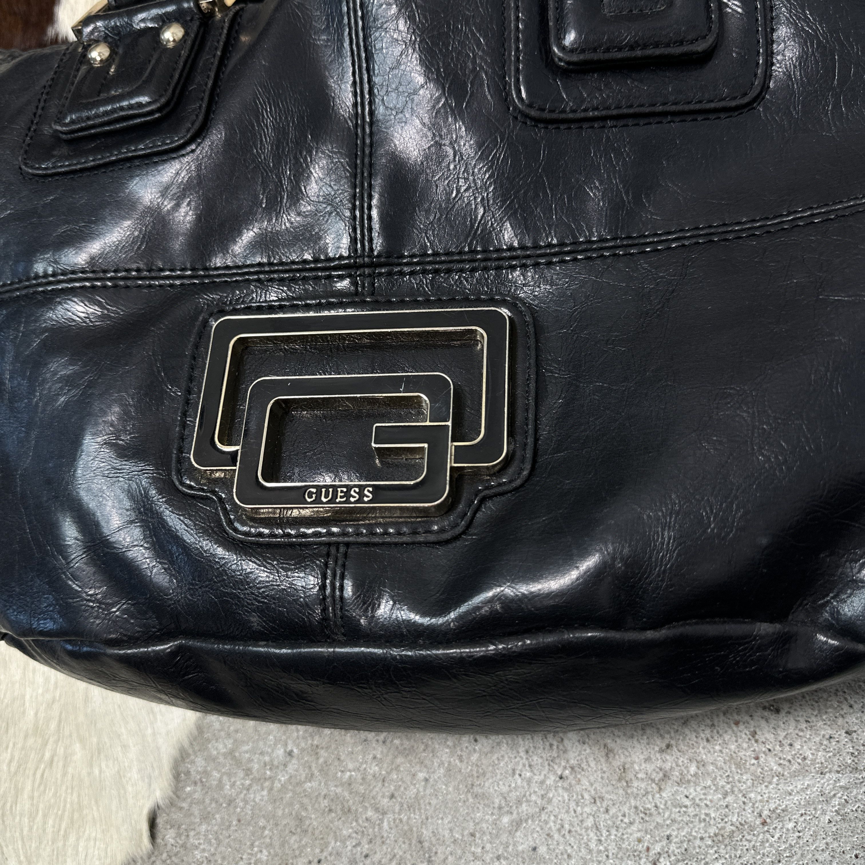 Guess Vintage Leather Hobo Old Money Guess Bag Y2K Size ONE SIZE - 5 Thumbnail