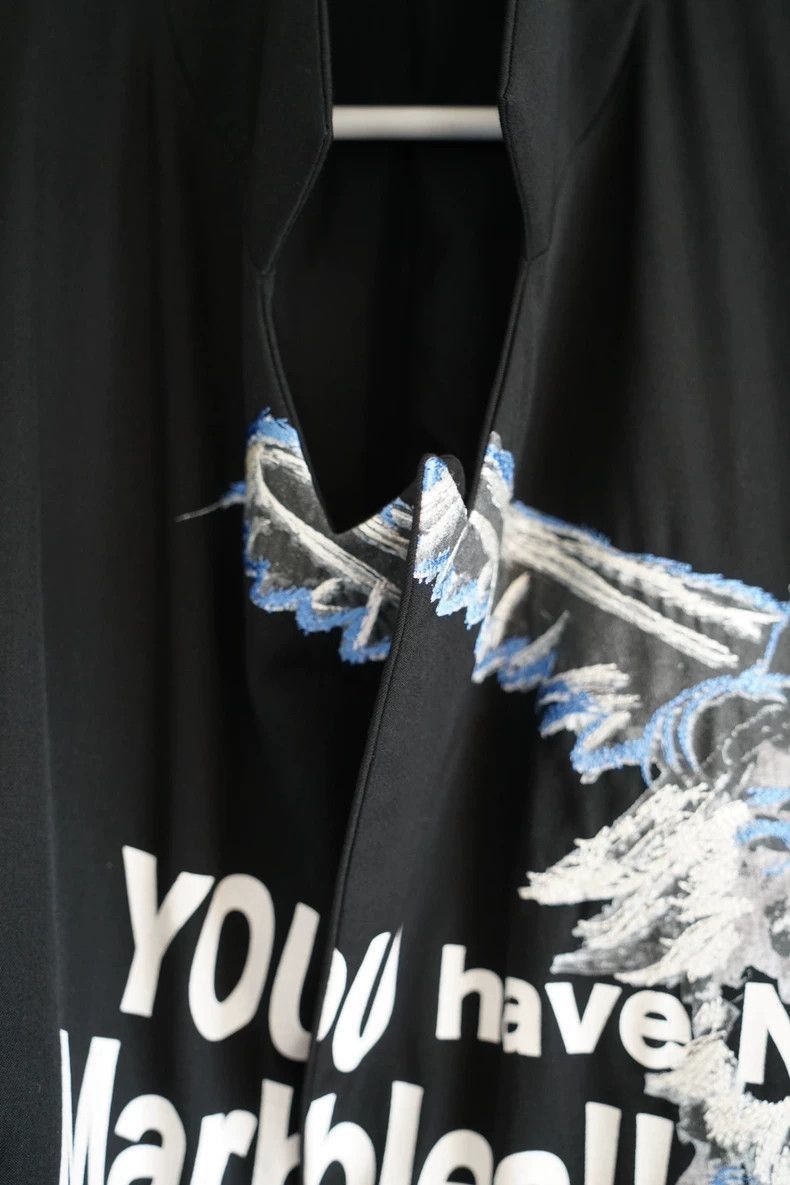 Yohji Yamamoto Yohji Yamamoto Yohji Yamamoto Black Embroidered Suit Jacke Size US M / EU 48-50 / 2 - 4 Thumbnail