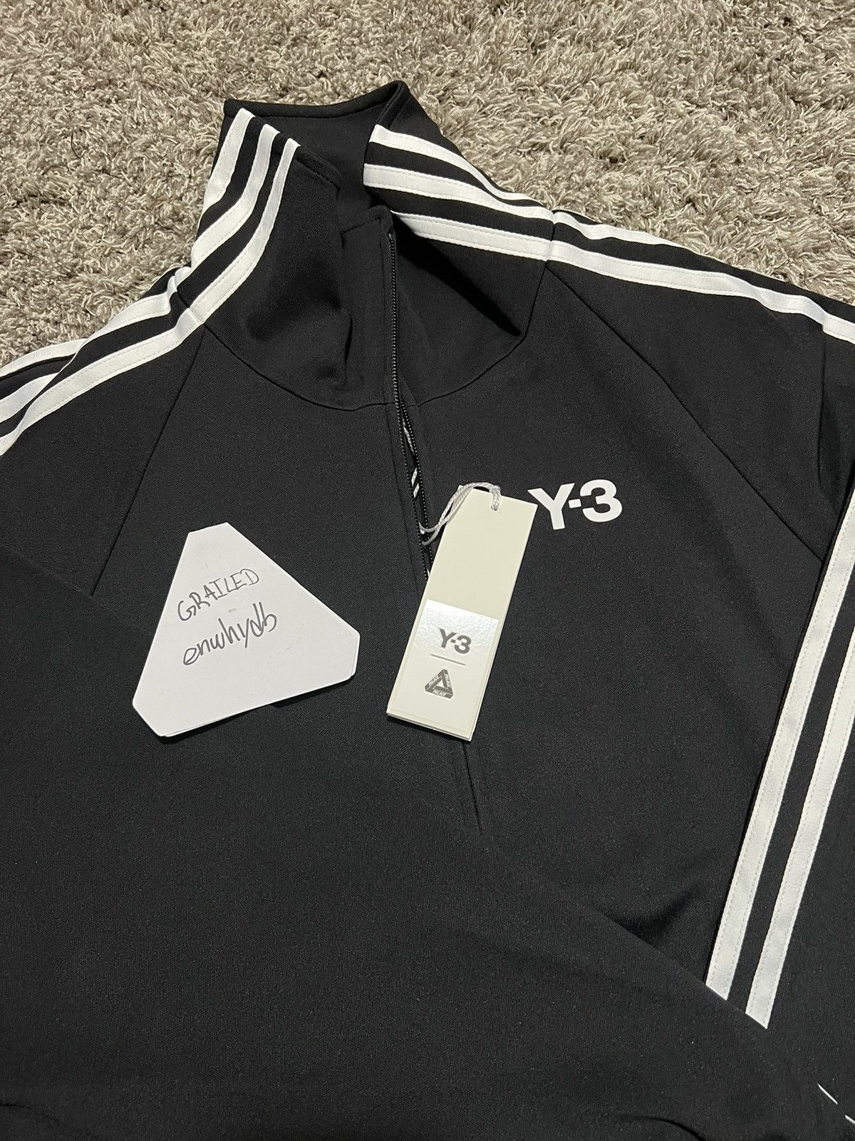 Adidas × Palace × Y-3 Palace/Y-3/Adidas Track Top Black