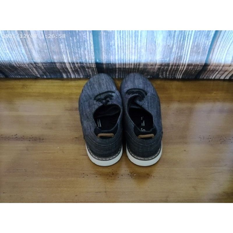 Toms TOMS Navi Oxford Men's Lace-Up Shoes Dark Gray Casual 11.5 Size US 11.5 / EU 44-45 - 4 Thumbnail