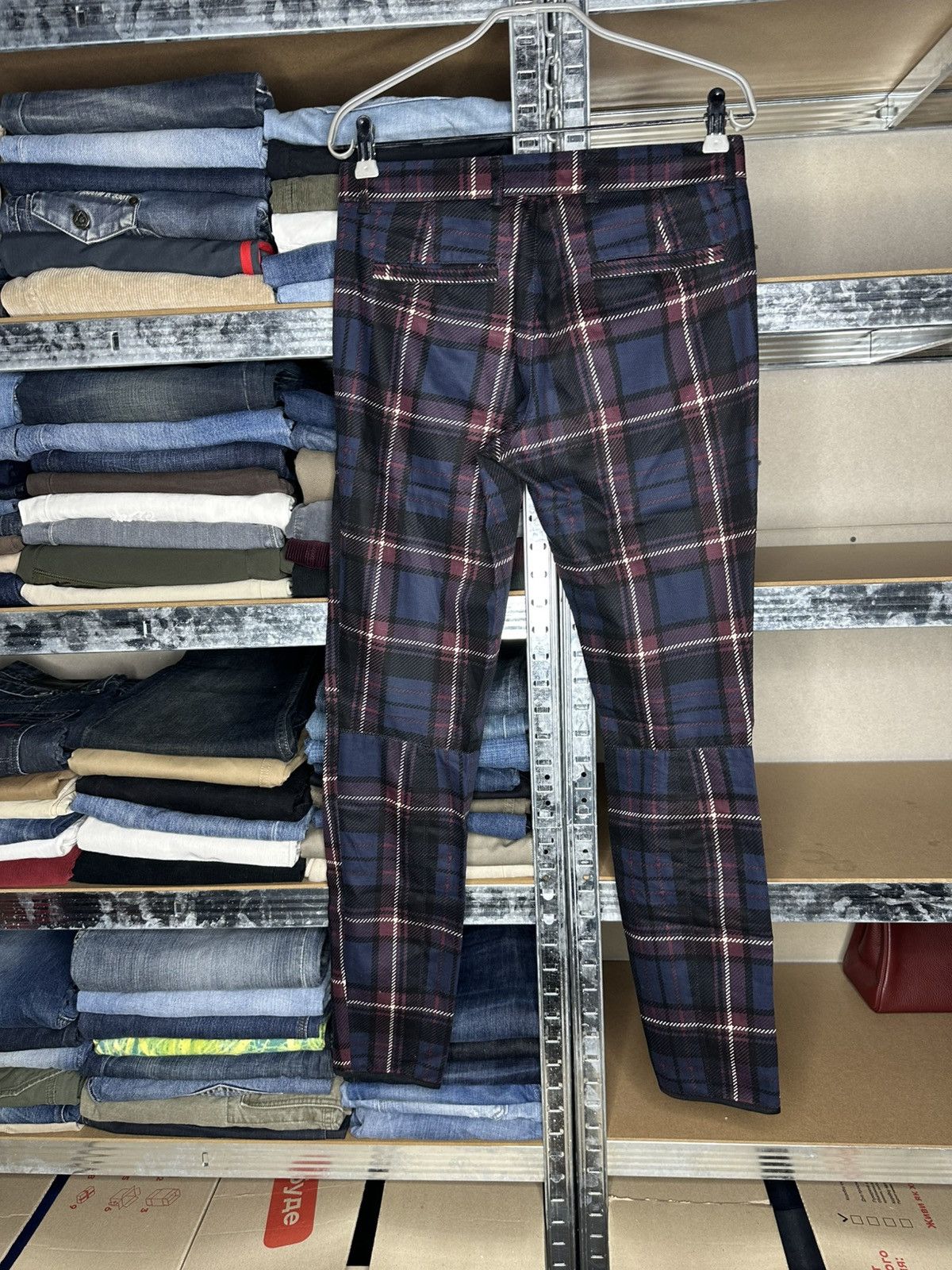 Dries Van Noten Dries Van Noten Quilted Floral Plaid Pants Size 36 Size 26" / US 2 / IT 38 - 3 Thumbnail