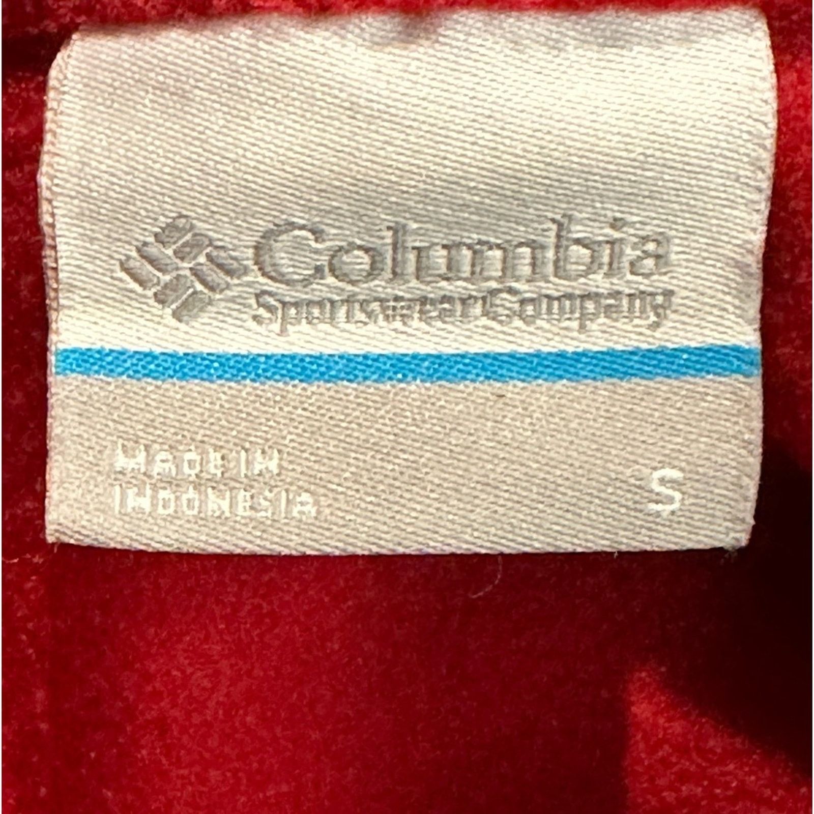 Columbia Columbia Women's Small Red Alabama Full Zip Fleece Jacket Size S / US 4 / IT 40 - 6 Thumbnail