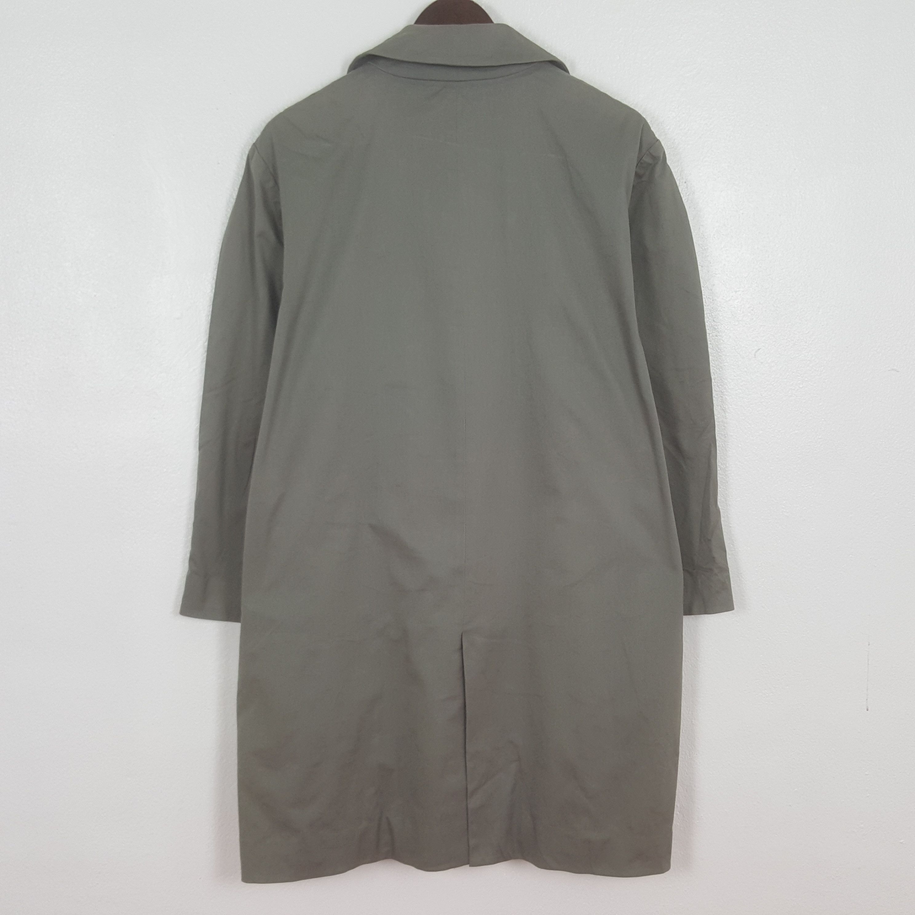 Helmut Lang Vintage Helmut Lang Trench Coat Jacket Size L / US 10 / IT 46 - 3 Thumbnail