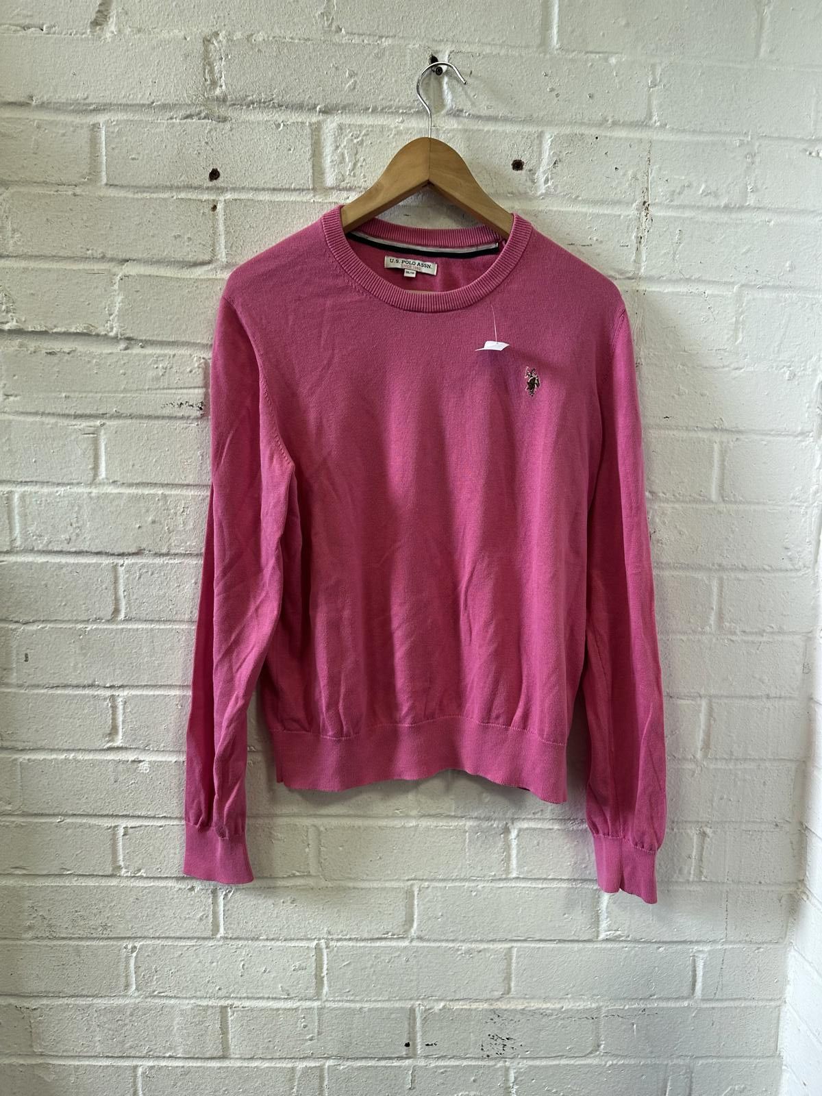 U.S. Polo Assn. U.S. Polo Assn. Women's Pink Sweater XL/16 Size XL / US 12-14 / IT 48-50 - 1 Thumbnail