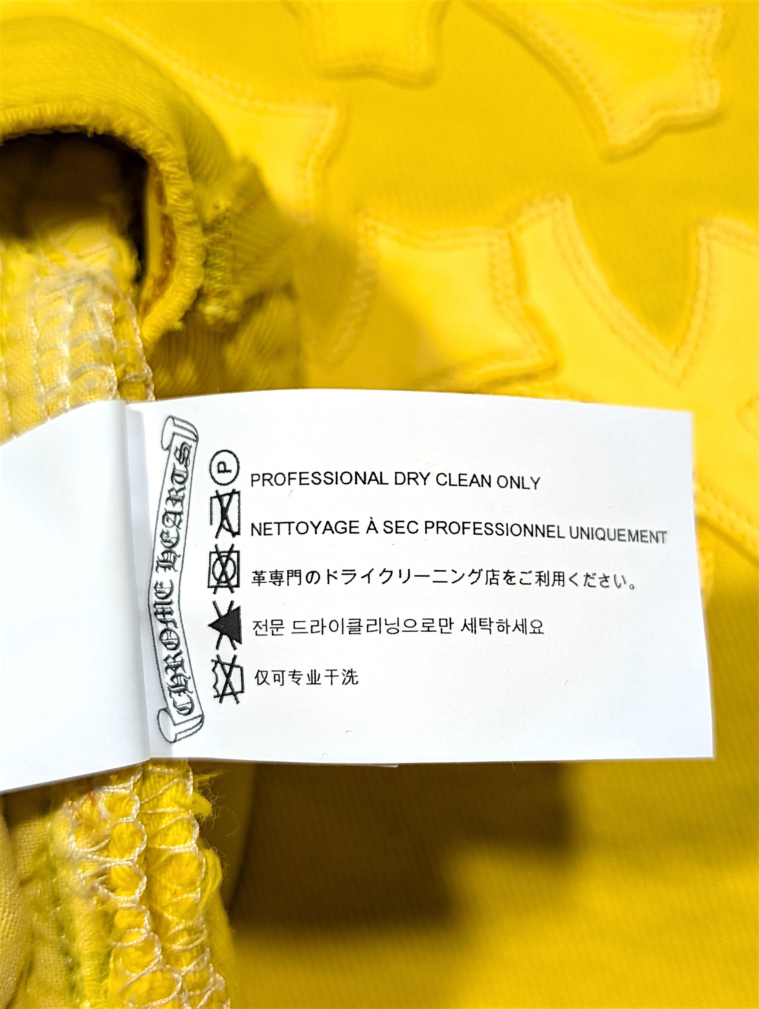 Chrome Hearts Chrome Hearts 2025 Yellow Vegas Cross Patch Levis Jeans Size US 38 / EU 54 - 10 Thumbnail