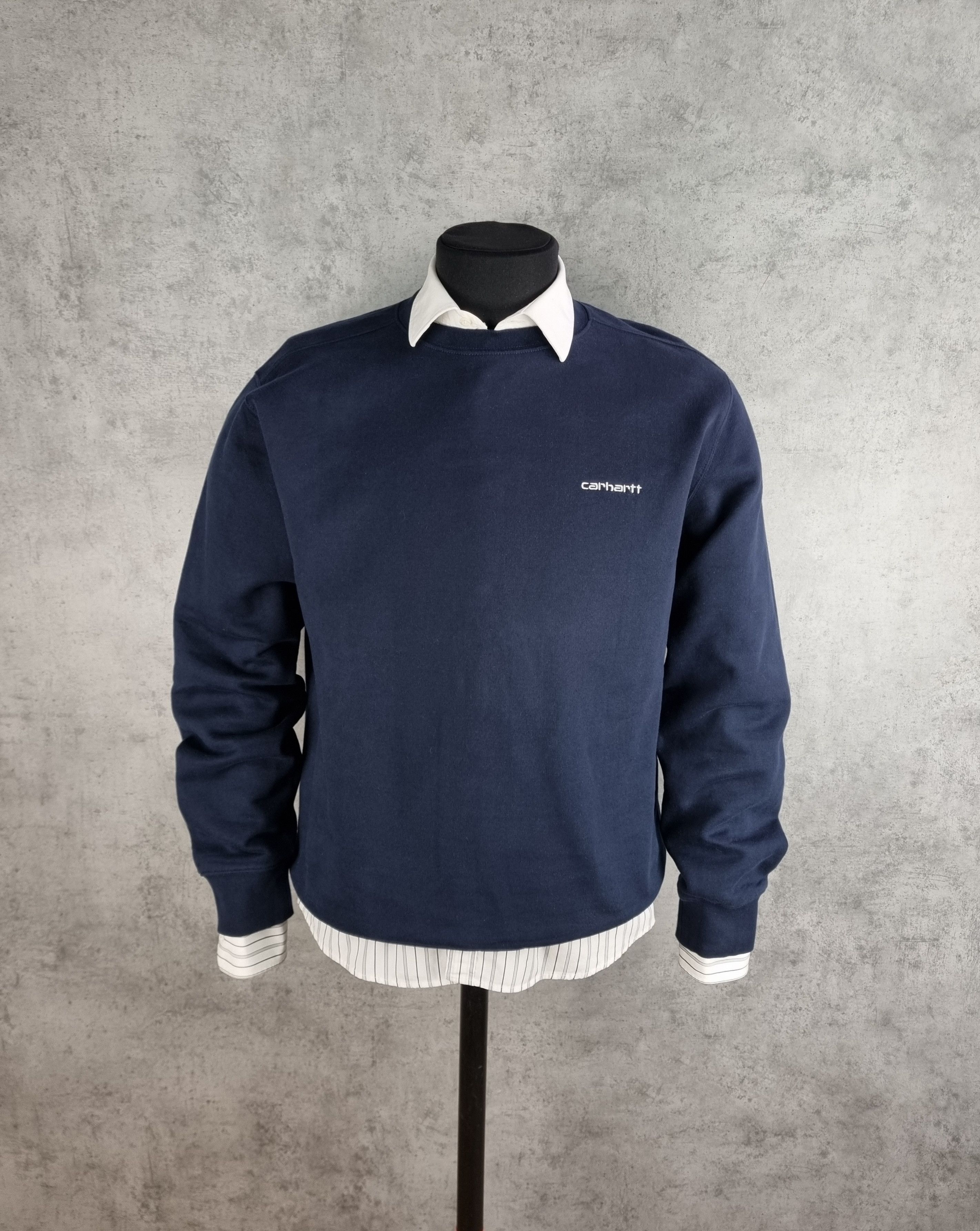 Carhartt × Carhartt Wip CARHARTT Navy Sweatshirt Size US L / EU 52-54 / 3 - 2 Thumbnail