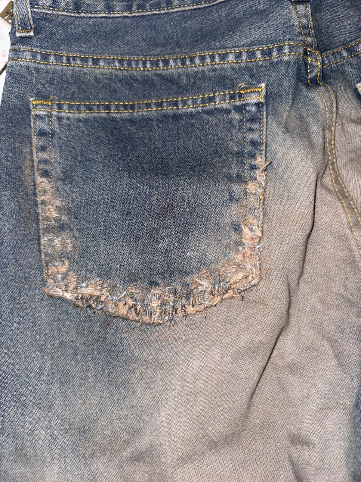 If Six Was Nine Stitches 1of1 Mud/Rust Jeans Size US 32 / EU 48 - 12 Thumbnail