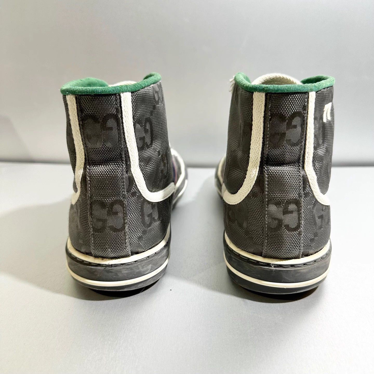 Gucci Gucci 1977 High Top Color Stripe Allover Sneaker 10/44 Size US 11 / EU 44 - 5 Thumbnail