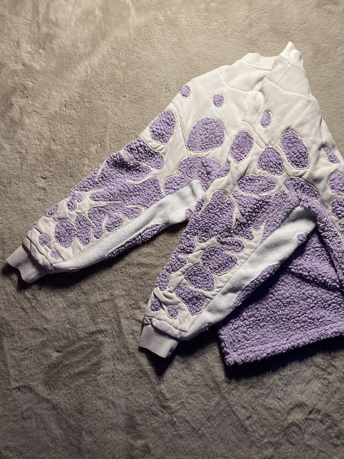 Nike × Vintage ⛩️Nike fleece sweatshirt custom vintage y2k rare purple baggy Size US M / EU 48-50 / 2 - 3 Thumbnail