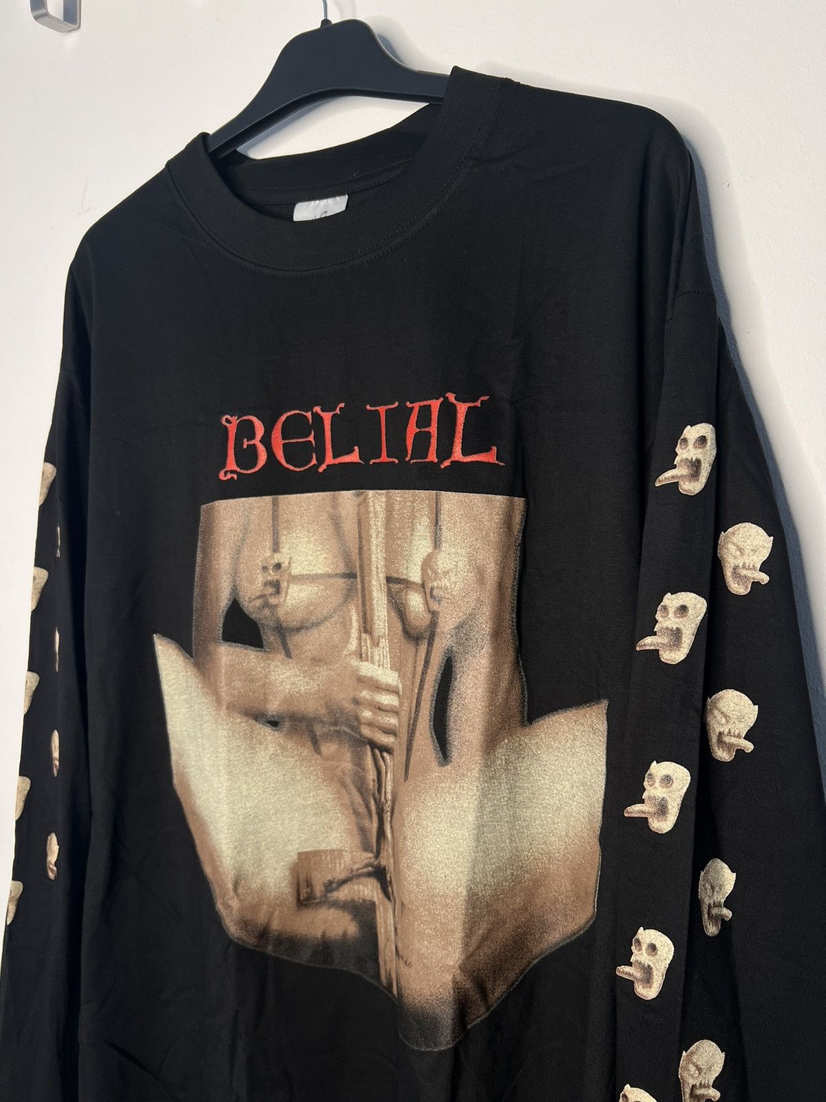 Band Tees × Vintage Vtg 1990s Belial Never Again Rare Black Metal Longsleeve Size US XL / EU 56 / 4 - 4 Thumbnail