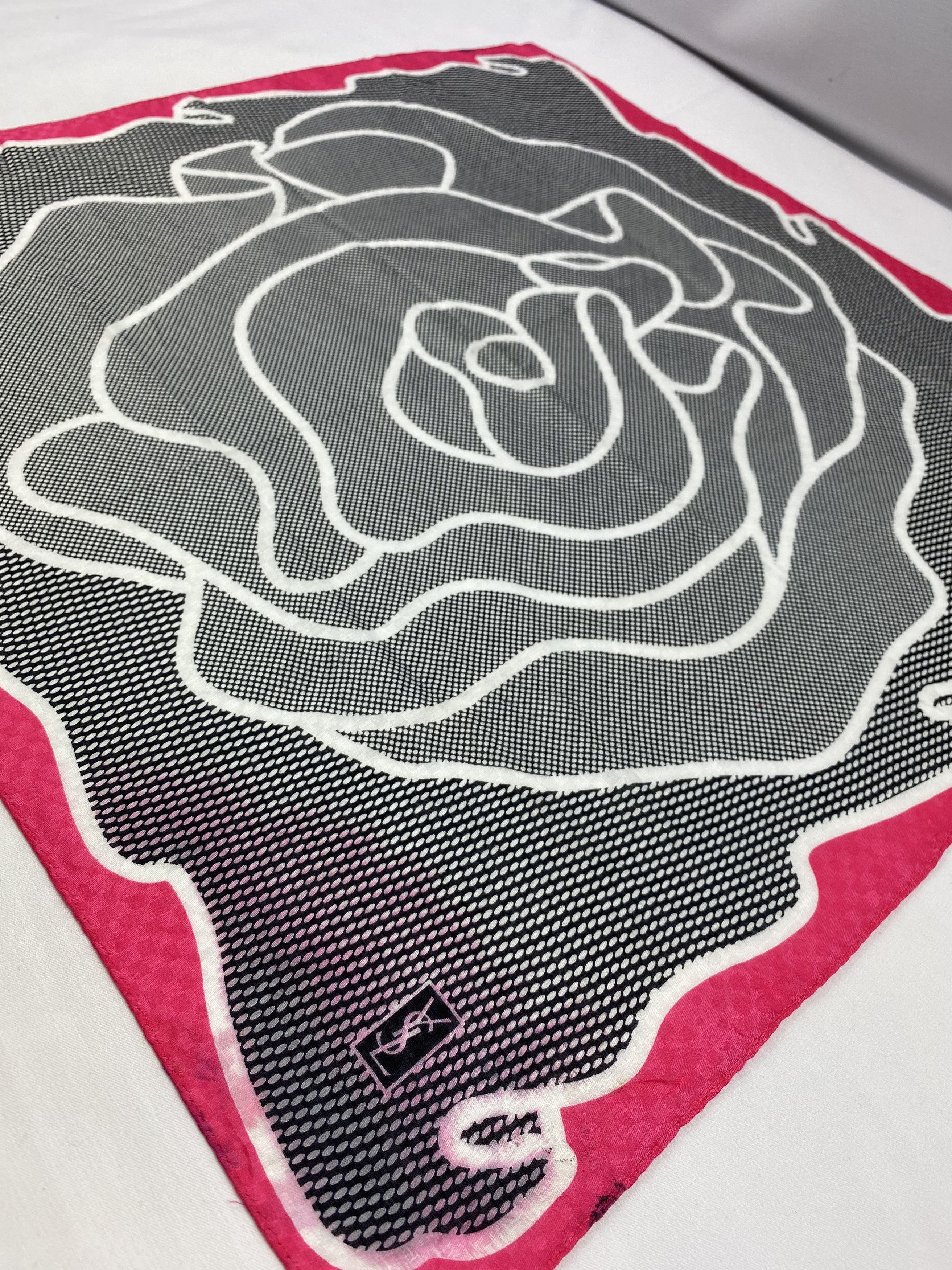 Vintage Yves Saint Laurent Handkerchief / Bandana / Neckerchief Size ONE SIZE - 4 Thumbnail