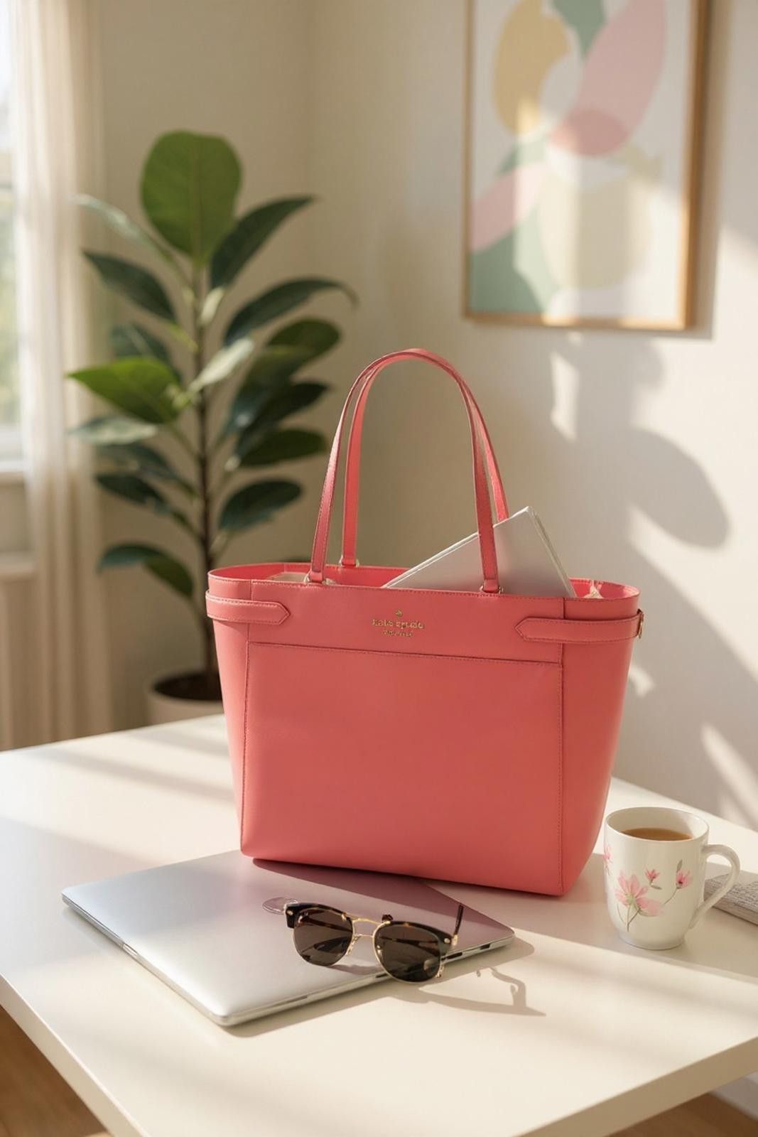 Kate Spade Staci Saffiano Leather Large Tote - NWT (New)