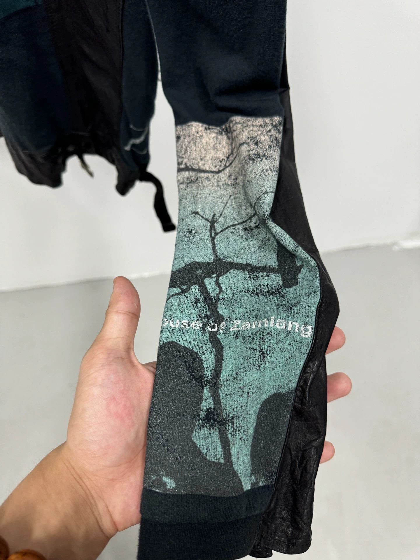 Undercover Undercover 06SS T Archive Band slogan patchwork leather jac Size US M / EU 48-50 / 2 - 7 Thumbnail