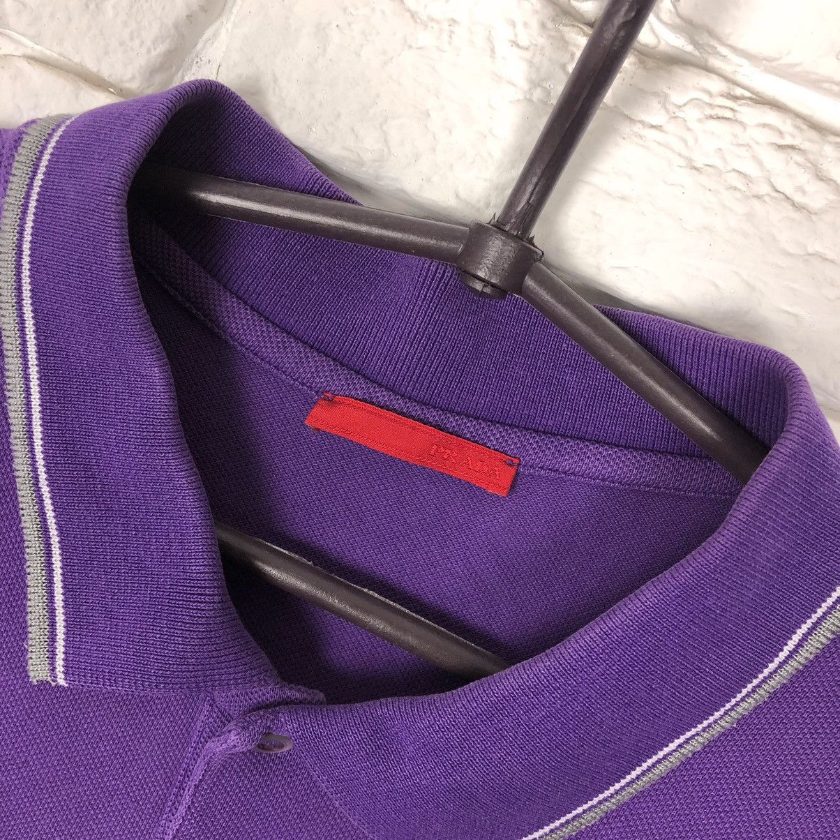 Prada Prada red tab polo t shirt tee Size US L / EU 52-54 / 3 - 7 Thumbnail