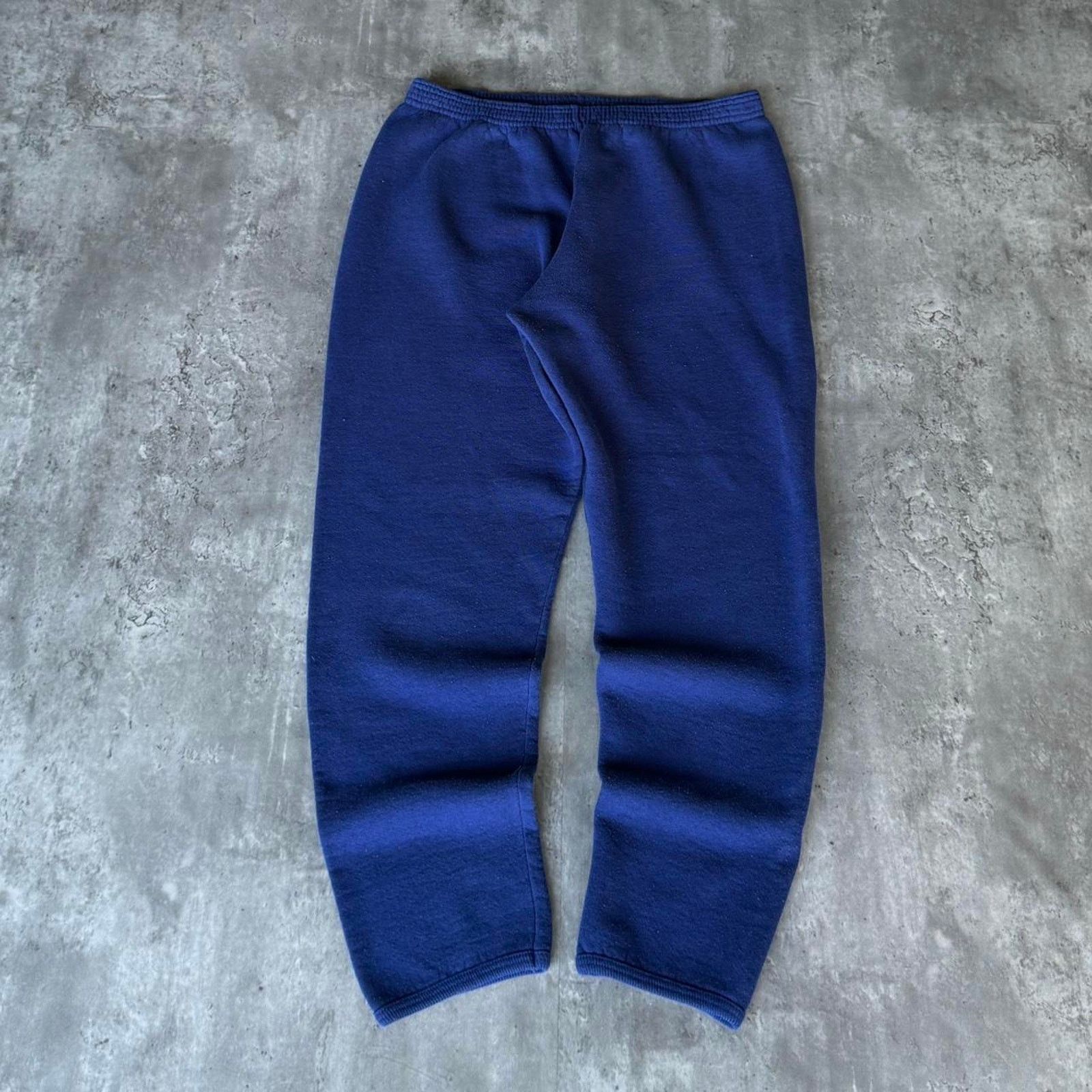Vintage Vintage 90s Lee Baggy Skater Heavyweight Blue Sweatpants Grailed