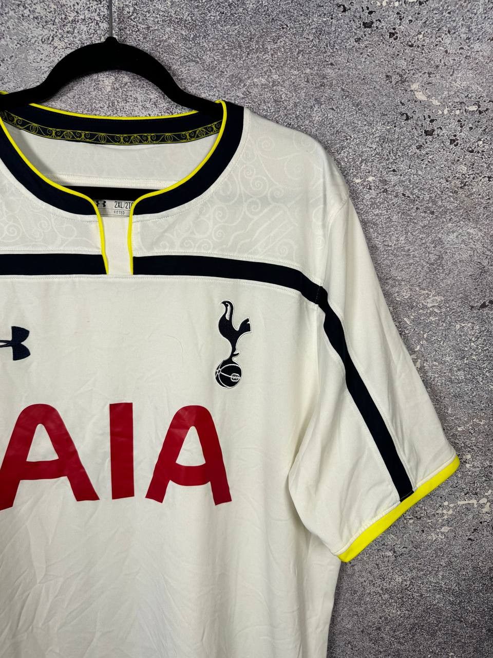 Under Armour × Vintage Vintage Tottenham 2014/15 Under Armour Soccer Jersey Size US XXL / EU 58 / 5 - 2 Thumbnail