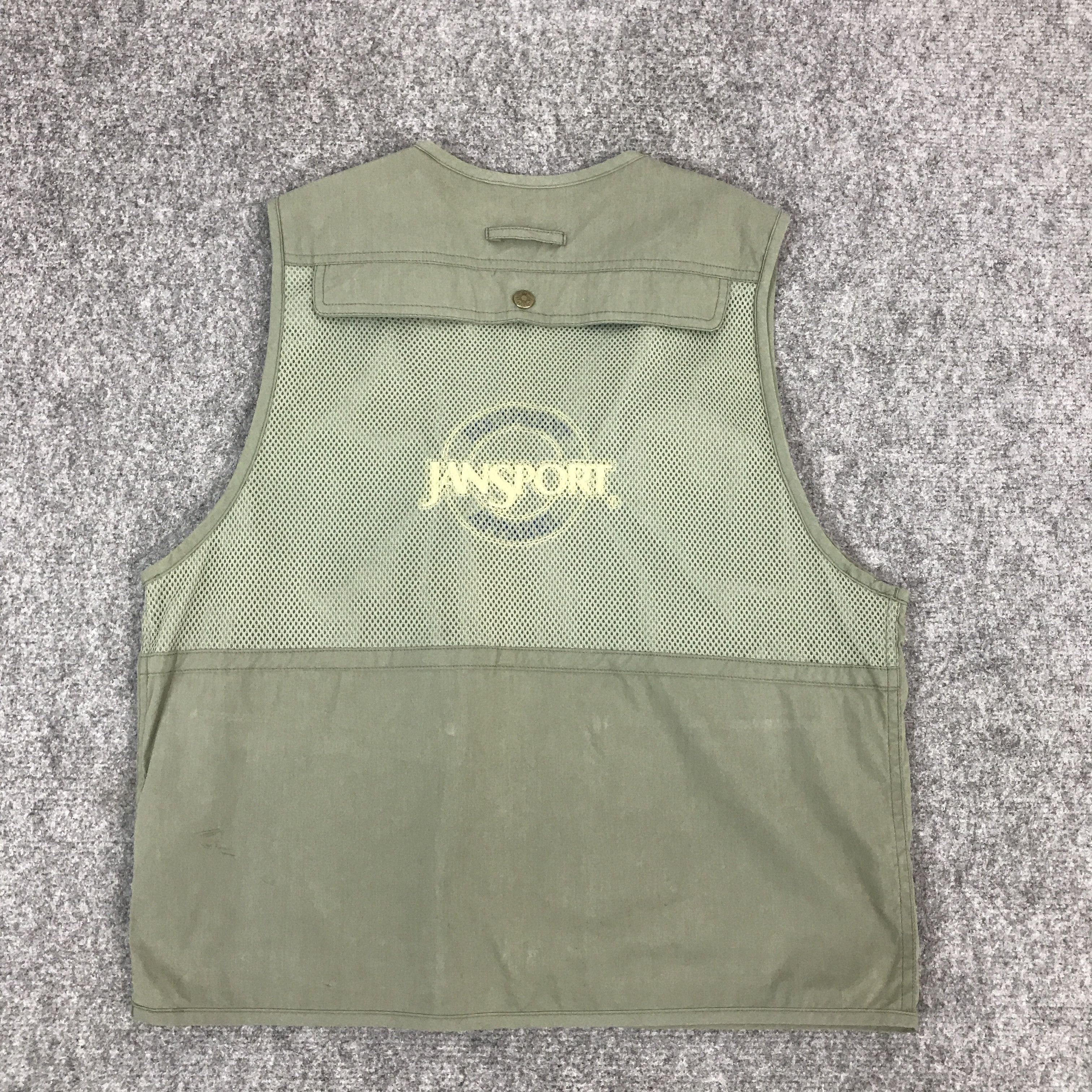 Jansport × Japanese Brand JANSPORTS TACTICAL VEST JACKET Size US M / EU 48-50 / 2 - 2 Thumbnail