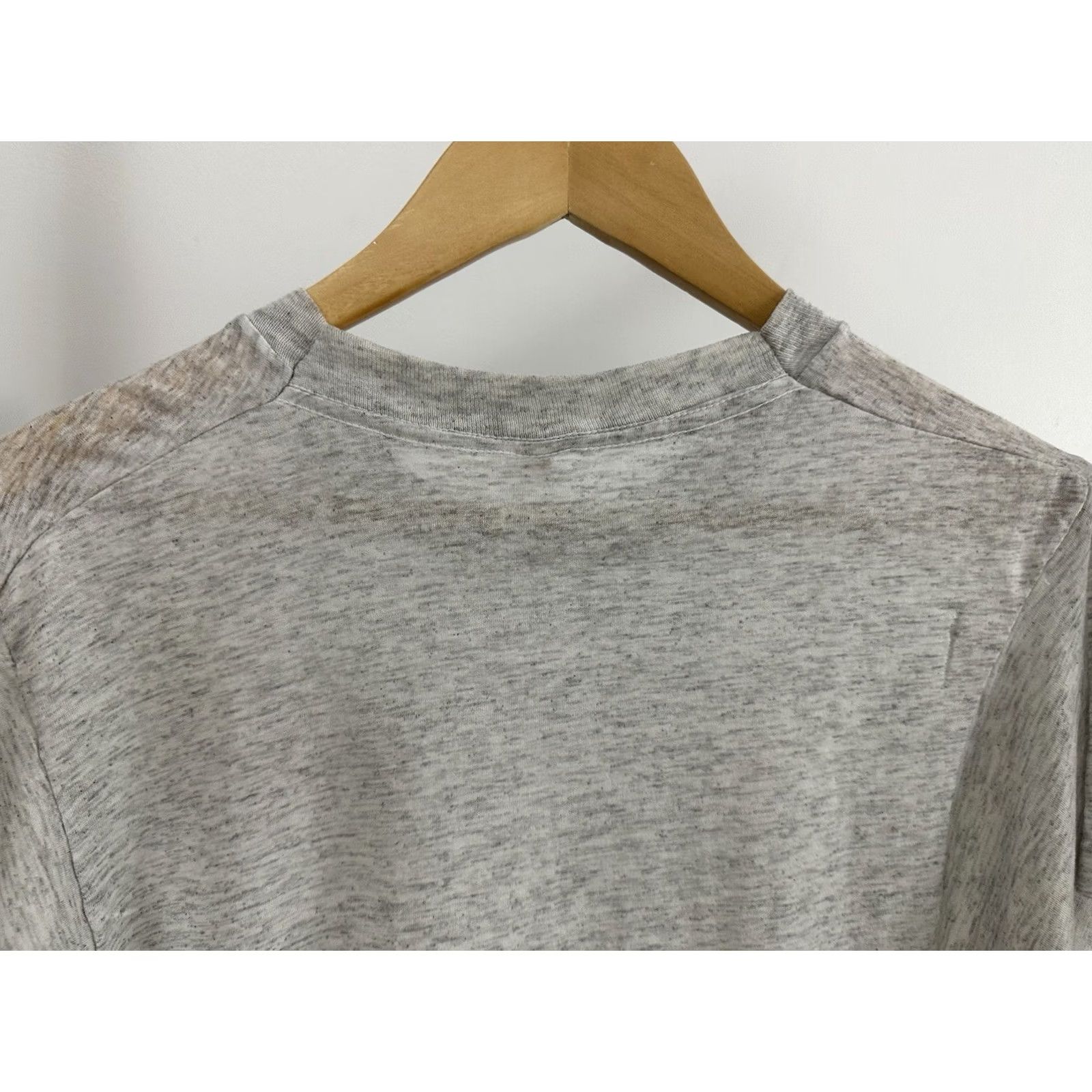 Vintage VTG 80s Lab Staffers Super Worn Paper Thin Burnout WIP Work T-Shirt Size L Shirt Mens Heather Gray Distressed Grunge 90s Size US L / EU 52-54 / 3 - 6 Thumbnail