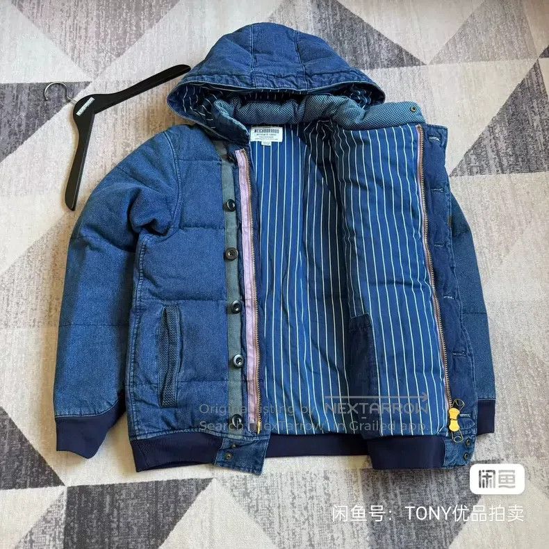 Neighborhood Neighborhood Indigo Dyed Down Jacket Size US M / EU 48-50 / 2 - 2 Thumbnail