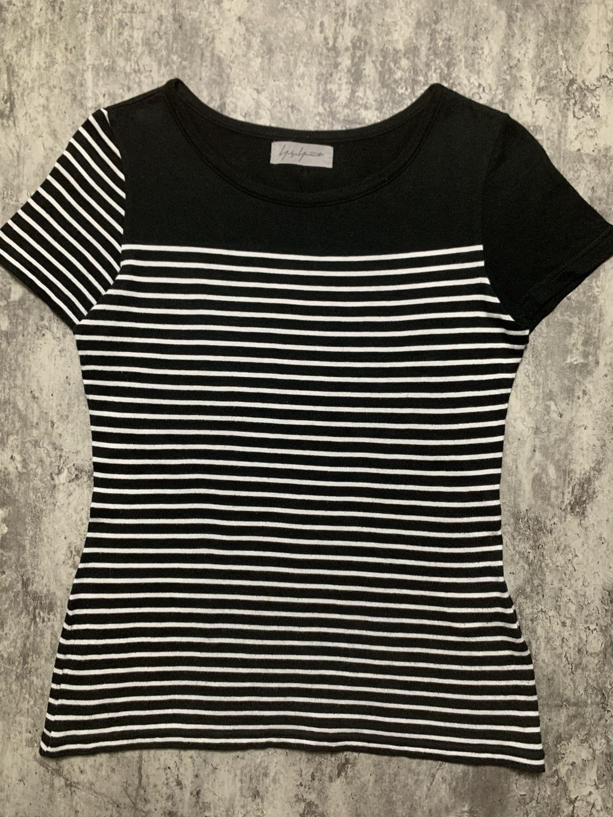 Yohji Yamamoto Yohji Yamamoto Signature Stripe Switching Tee Shirt Size M / US 6-8 / IT 42-44 - 3 Thumbnail