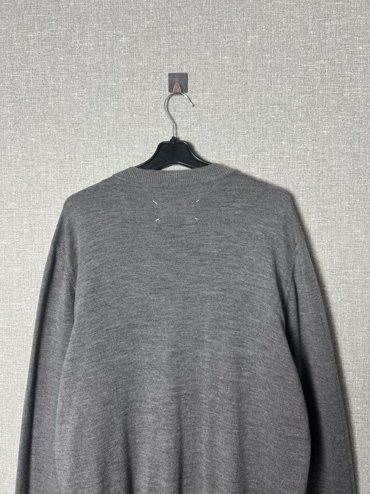 Maison Margiela Maison Margiela Geometric Pattern Wool Cardigan Mens Sweater Size US XL / EU 56 / 4 - 12 Thumbnail