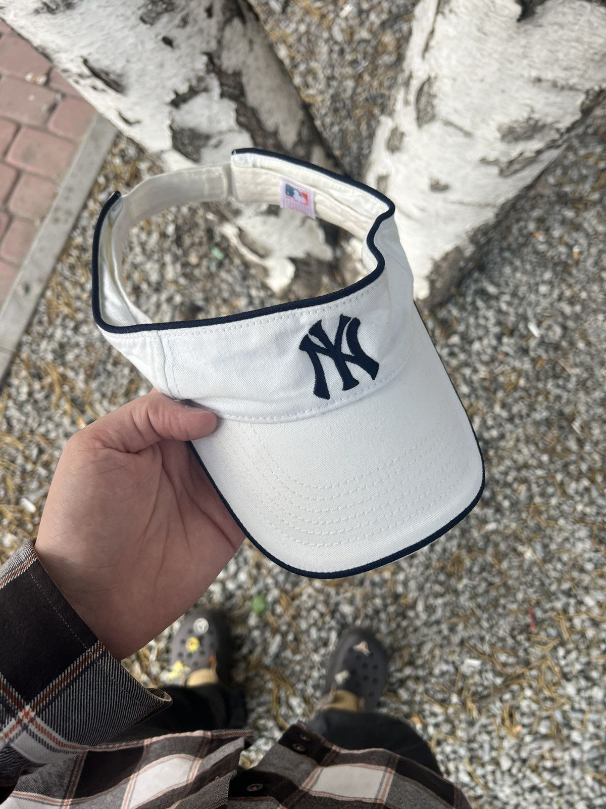 MLB VERY RARE NEW YORK YANKEES MLB RETRO CAP BLOKECORE Y2K 90s Size ONE SIZE - 6 Thumbnail