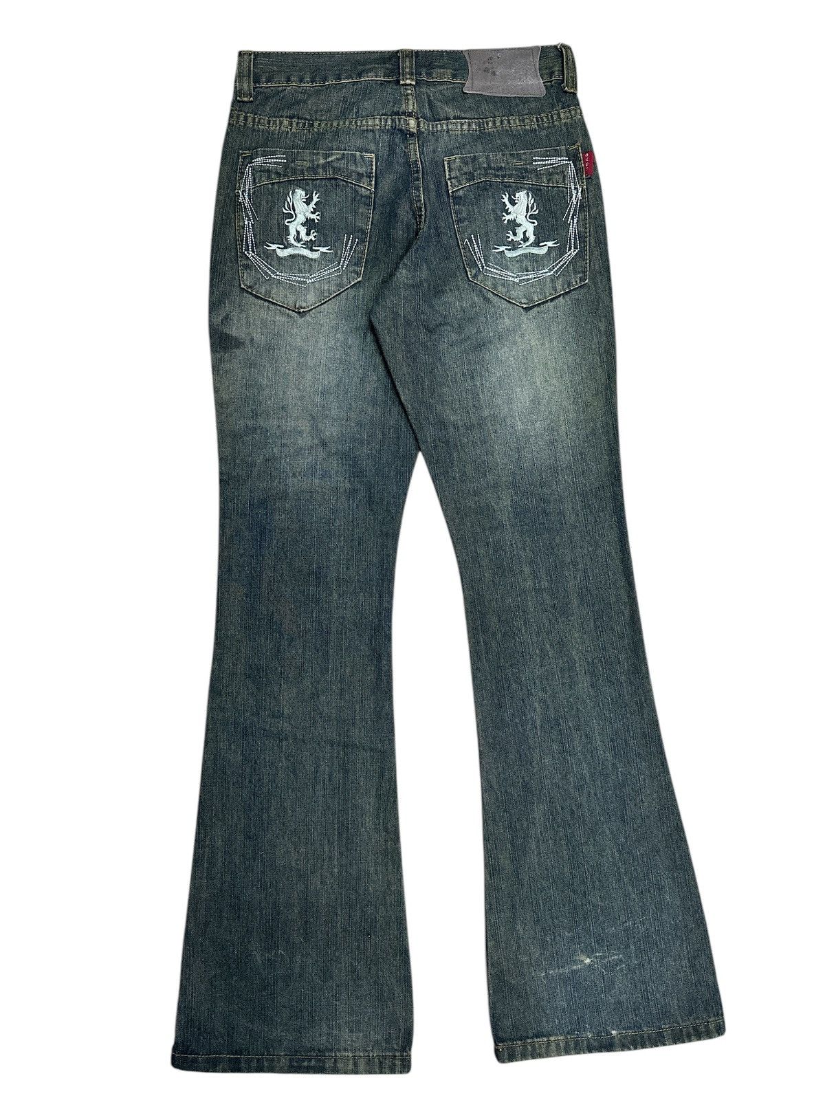 Japanese Brand Flare Bootcut💥Flare bootcut Lucas embroid pocket . Size US 28 / EU 44 - 2 Thumbnail