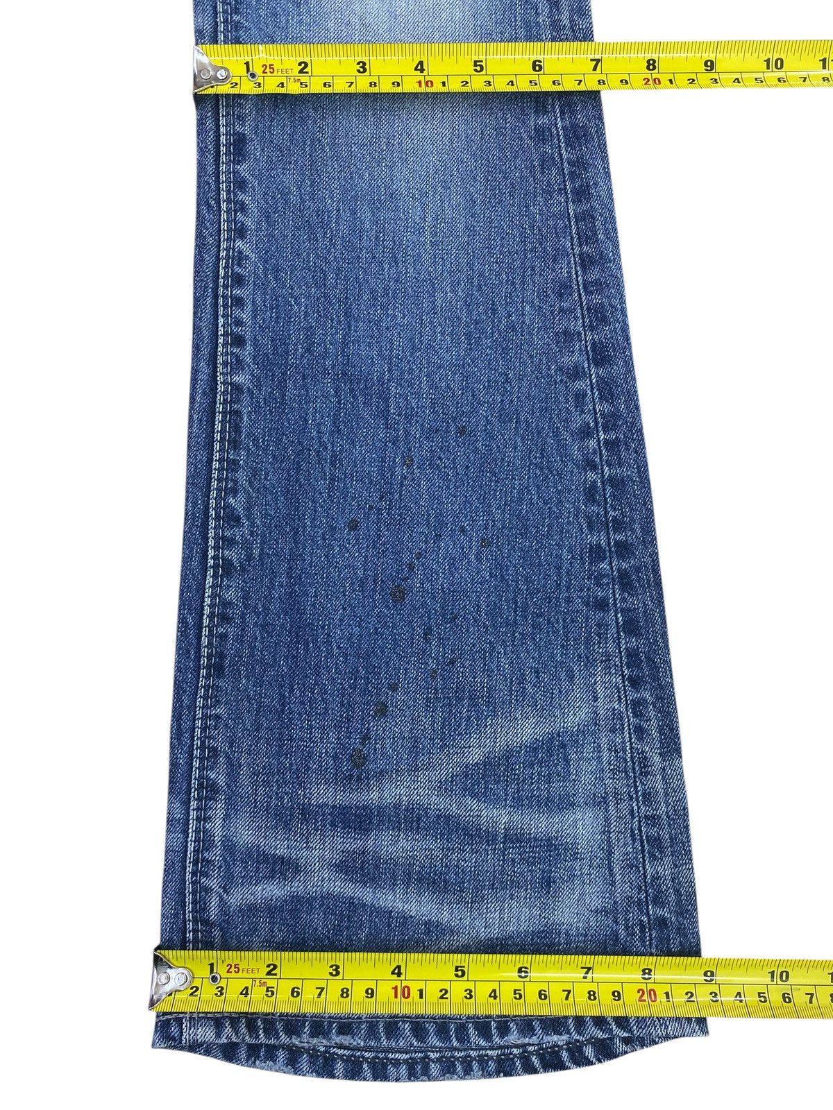 GOSTAR DE FUGA GOSTARDE FUGA Light Wash Whiskered Style Flare Leg Jeans Size US 30 / EU 46 - 9 Thumbnail