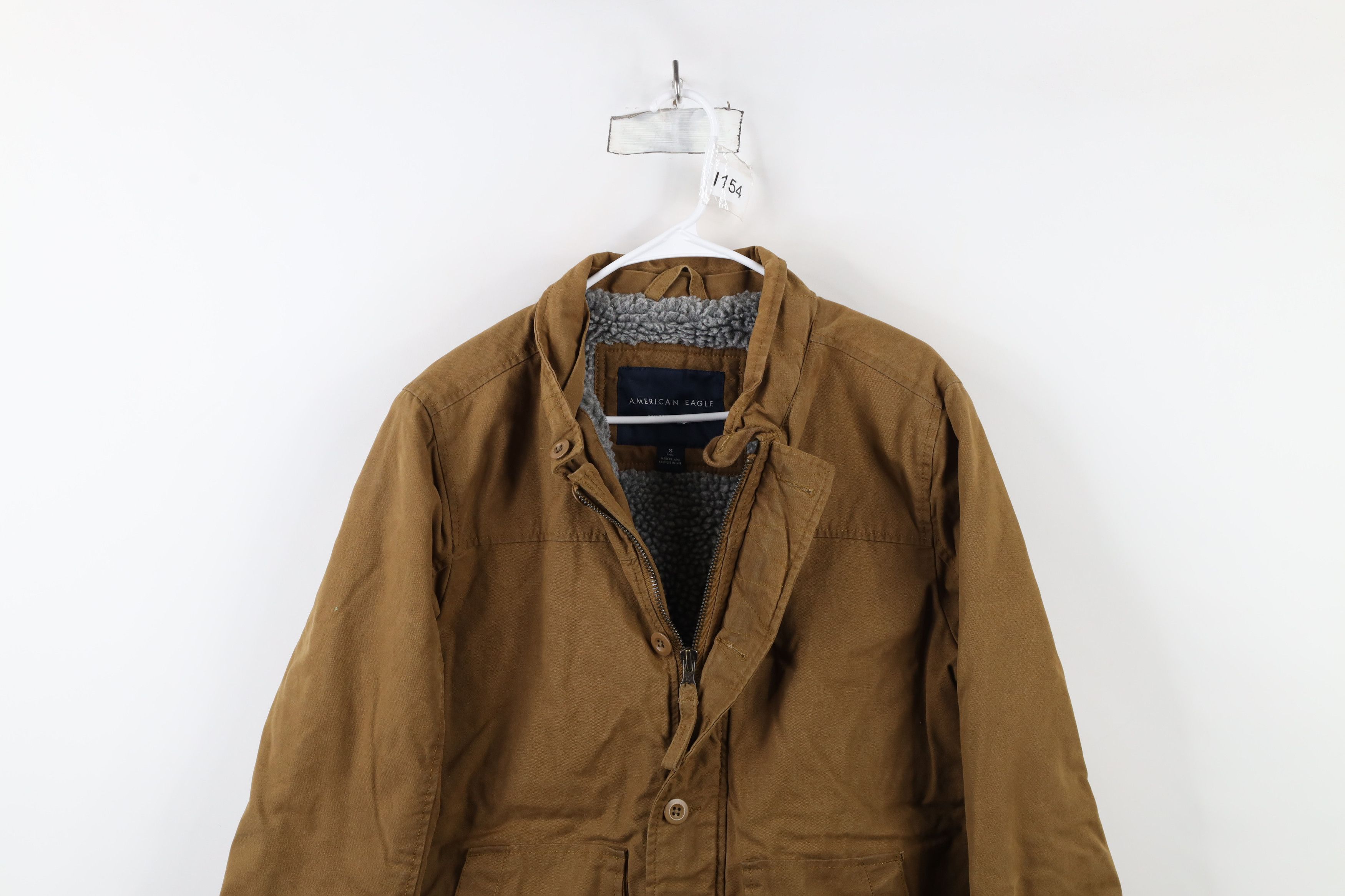 American Eagle Outfitters × Vintage Vintage American Eagle Outfitters Lined Waxed Canvas Jacket Size US S / EU 44-46 / 1 - 2 Thumbnail