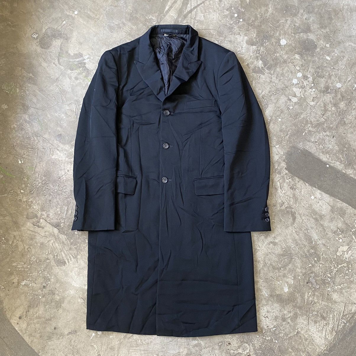 image of Comme Des Garcons - Long Coat Jacket in Black, Women's (Size Medium)