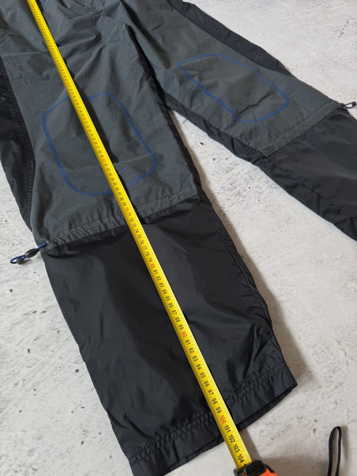 Nike × Vintage NIKE NYLON VINTAGE Y2K OVERSIZE BAGGY FIT PANTS SWEATPANTS Size US 32 / EU 48 - 9 Thumbnail