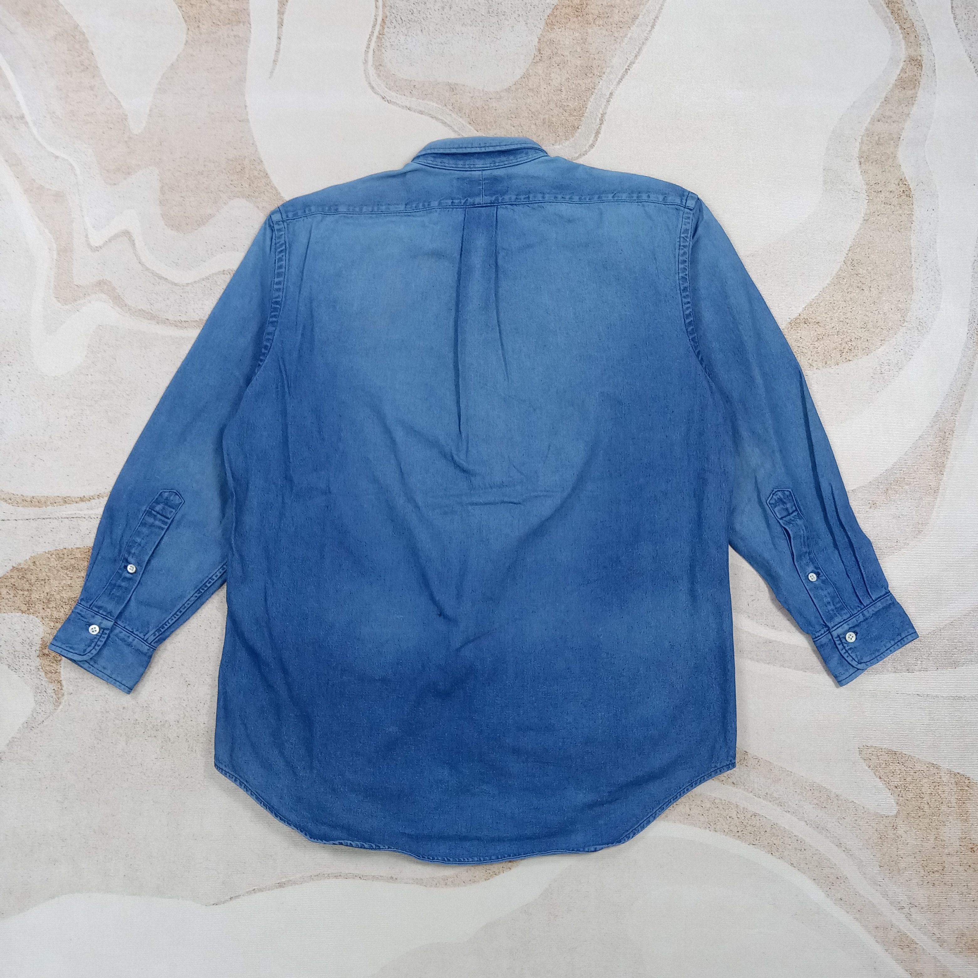 Ralph Lauren Polo Country by Ralph Lauren Denim Shirt C285N50 Size US L / EU 52-54 / 3 - 4 Thumbnail