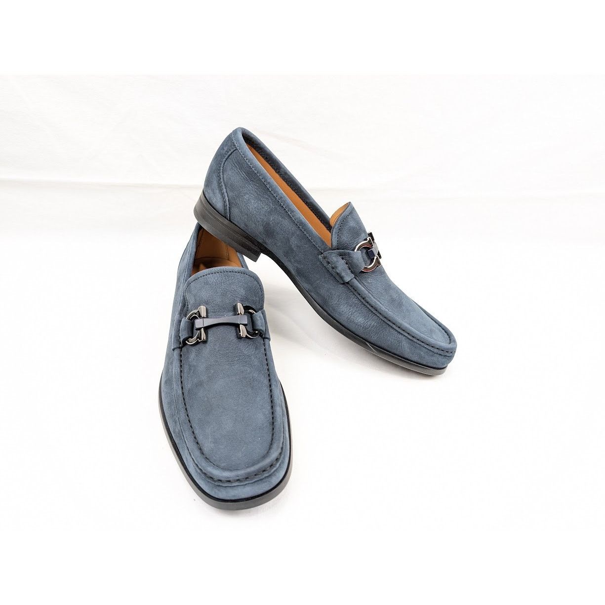 Salvatore Ferragamo o1rshd1 Loafers in Blue Size US 7 / EU 40 - 16 Thumbnail