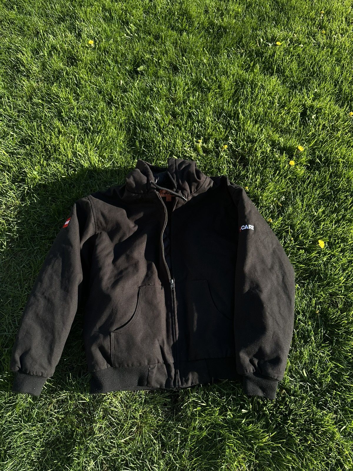 Other CornerStone Men’s Large Duck Hooded Quilted WORK Jacket Size US L / EU 52-54 / 3 - 7 Thumbnail
