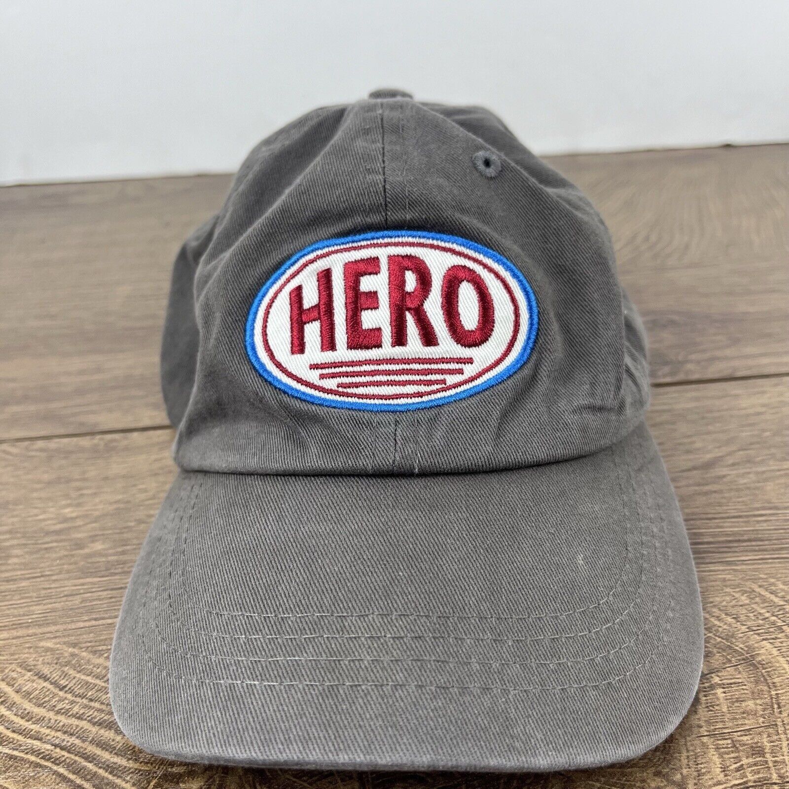 Other Hero Hat Hero Gray Ball Cap Hat Gray Adjustable Hat Gray Adu Size ONE SIZE - 4 Thumbnail