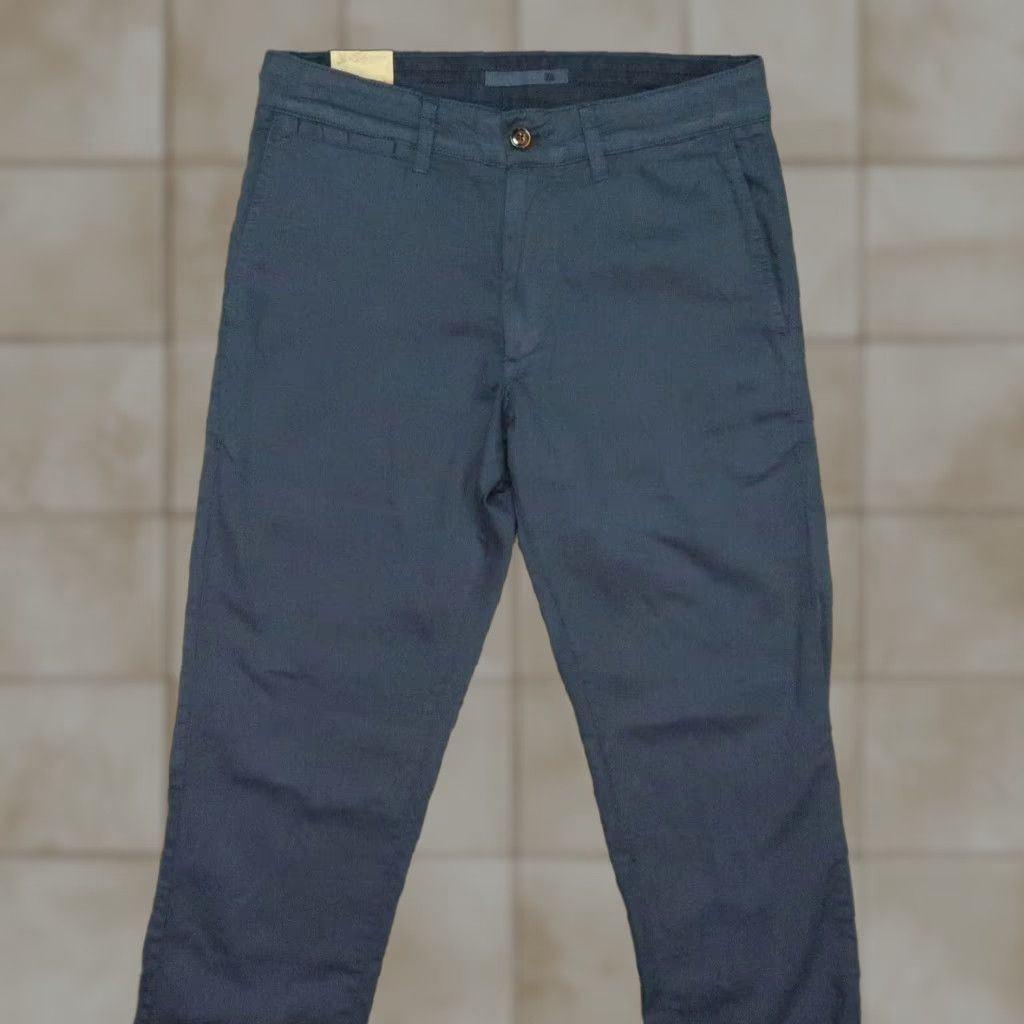 Faherty Faherty Men Pants 28x33 Blue Indigo 5-Pocket Lightweight NWT Chino 28 Inseam Straight Front Fashion Comfort Regular Mens Size US 28 / EU 44 - 1 Thumbnail