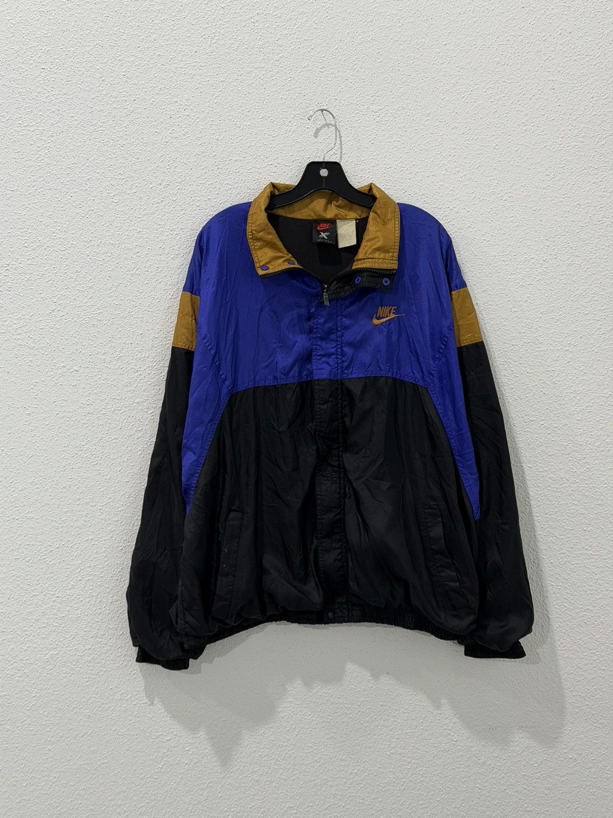 Nike Vintage 90s Nike Cross Training Windbreaker Jacket Size L-XL Size US XL / EU 56 / 4 - 1 Thumbnail