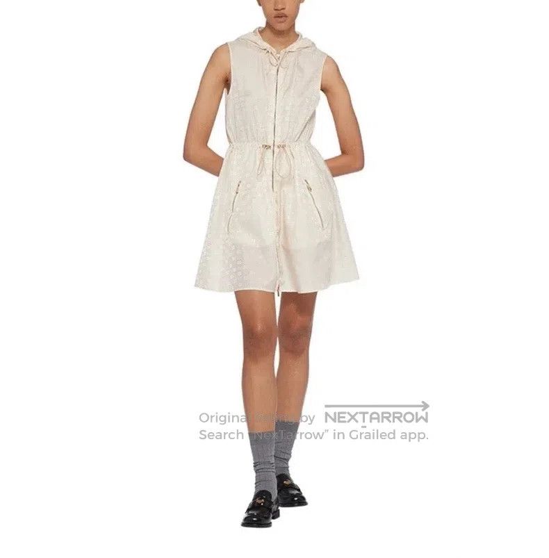 Miu Miu Miu Miu 38 Full logo hooded dress Size M / US 6-8 / IT 42-44 - 1 Thumbnail