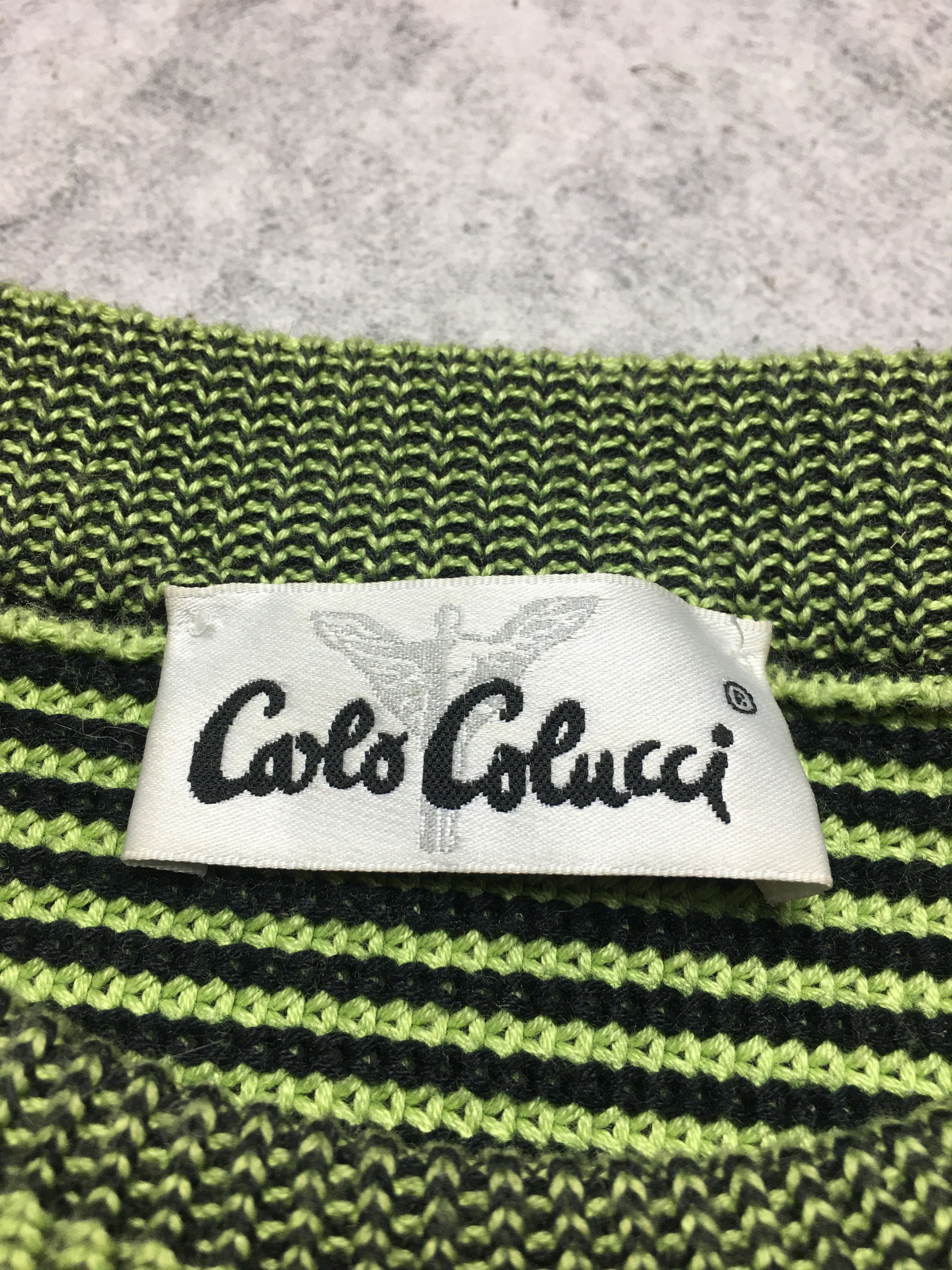 Carlo Colucci Carlo Colucci Vintage Knit Green Mens Sweater Size EU 54 Size US XL / EU 56 / 4 - 9 Thumbnail