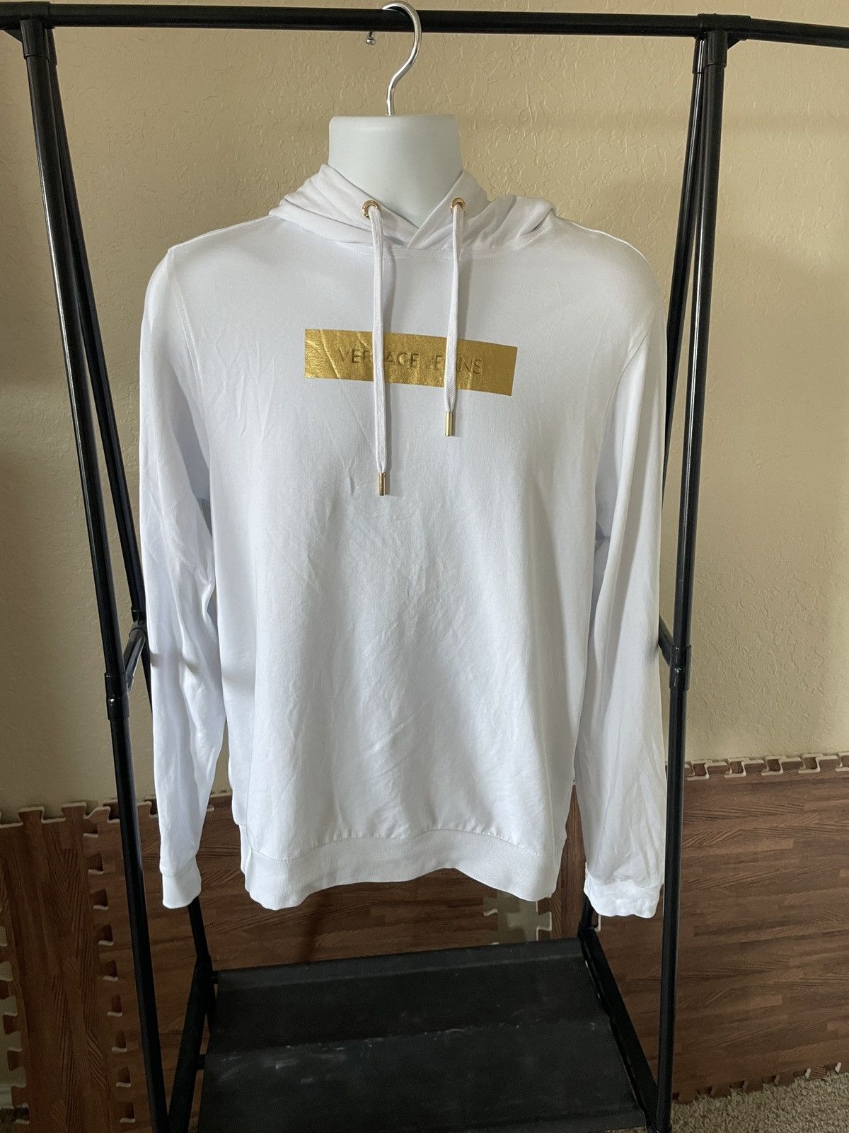 Versace Jeans Couture Fleece Lightweight stretch pullover hoodie nwt Size US M / EU 48-50 / 2 - 1 Thumbnail