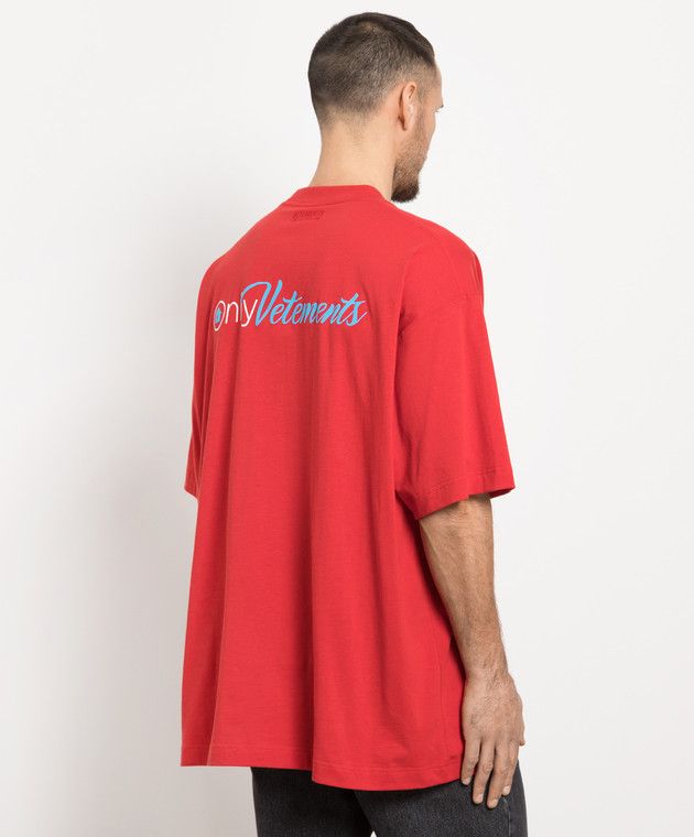 Vetements Vetements Oversized OnlyVetements Red T-Shirt Size US XS / EU 42 / 0 - 12 Thumbnail