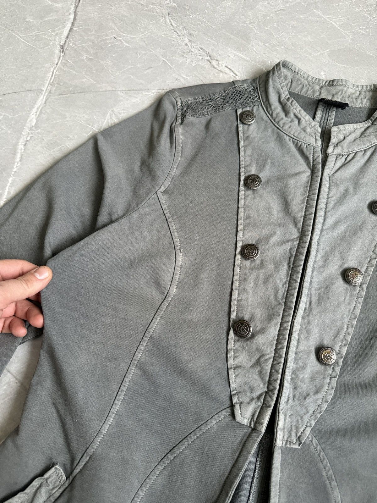 Japanese Brand Hussar 00s Napoleon Military Coat Jacket PPFM Balmain Style Size XL / US 12-14 / IT 48-50 - 8 Thumbnail