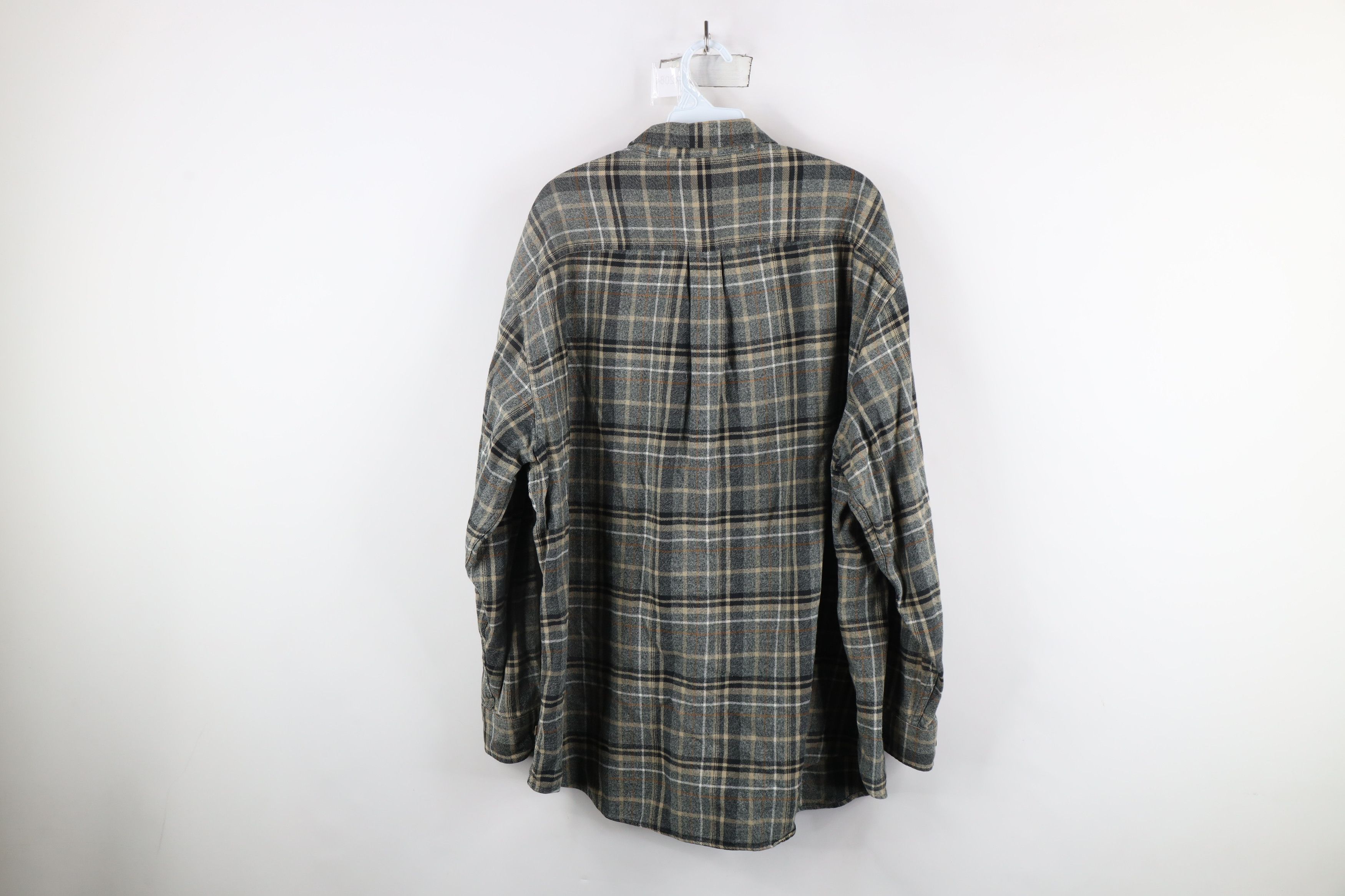 Vintage Vintage 90s Streetwear Collared Button Down Shirt Plaid Size US XXL / EU 58 / 5 - 8 Thumbnail