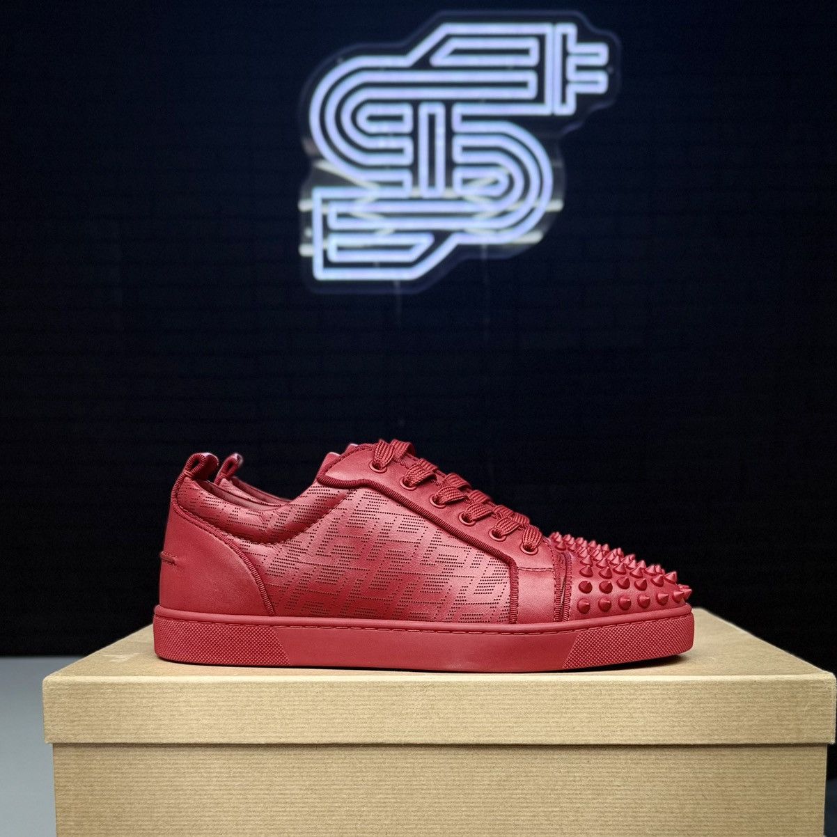 Louis Vuitton Christian Louboutin Junior Spikes Sneakers Size US 8.5 / EU 41-42 - 2 Thumbnail