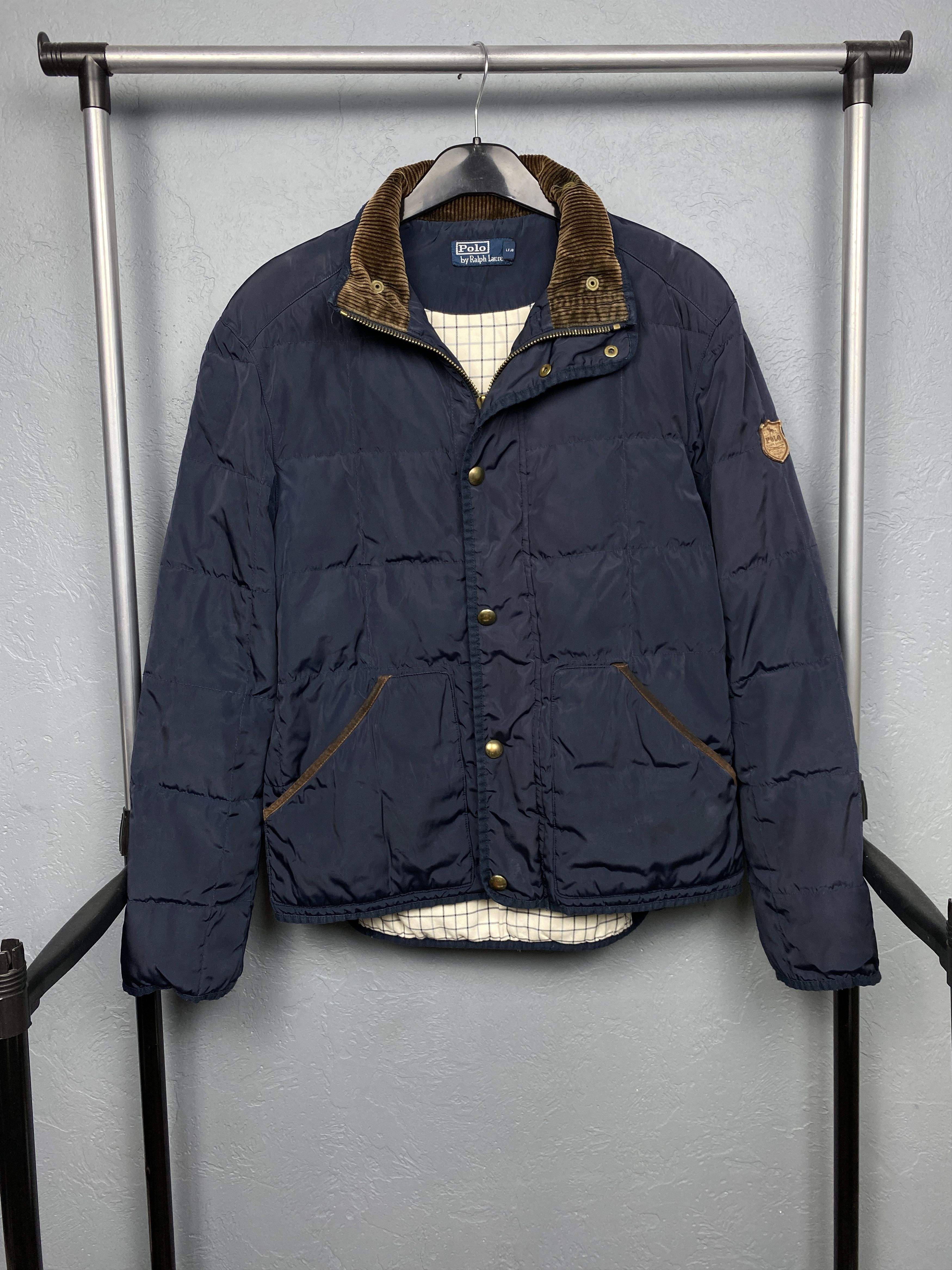 Polo Ralph Lauren × Ralph Lauren × Vintage Polo Ralph Lauren Vintage Mens Nylon Down Puffer Jacket Size US M / EU 48-50 / 2 - 1 Thumbnail