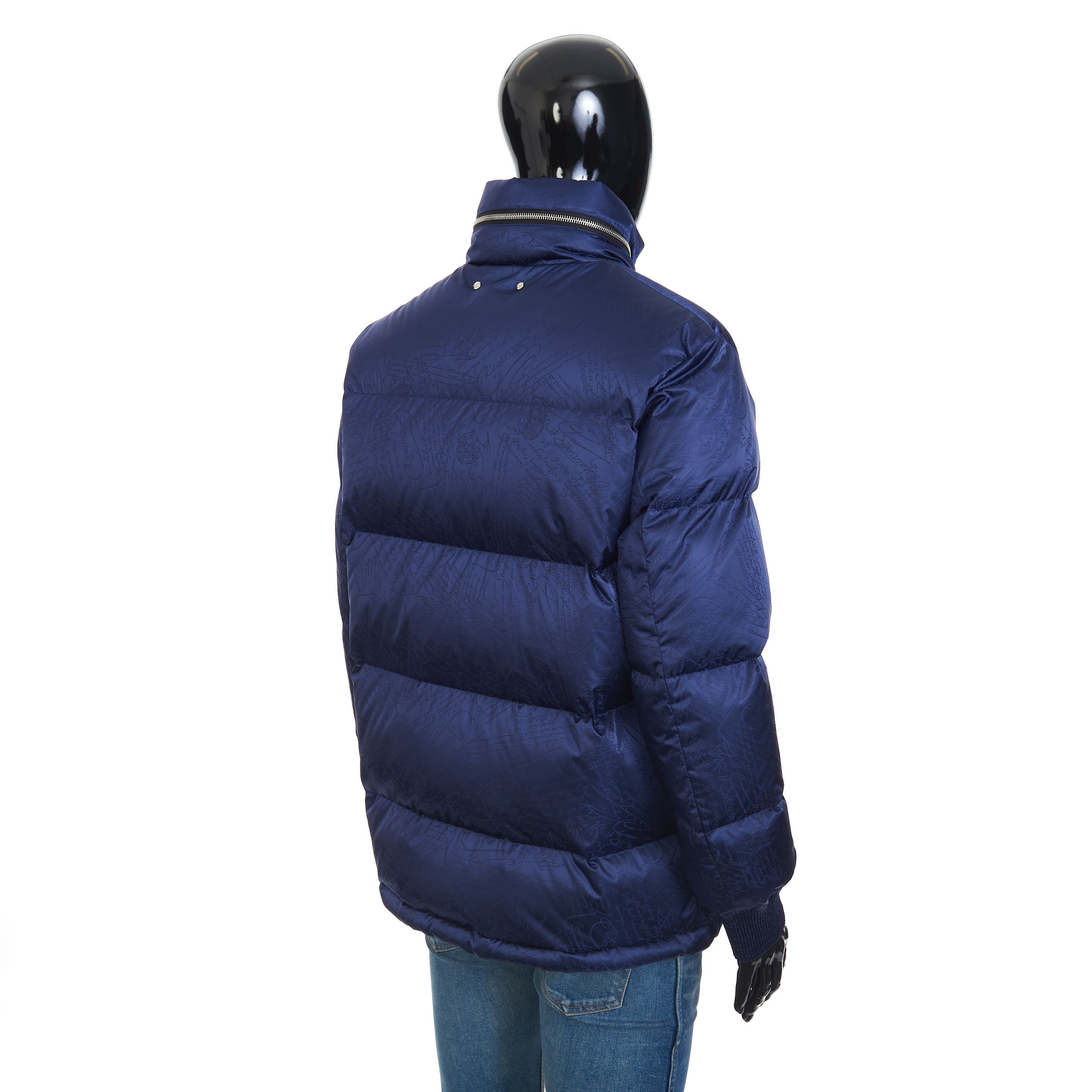 Berluti Scritto Down Jacket In Dark Indigo Blue Size US L / EU 52-54 / 3 - 6 Thumbnail