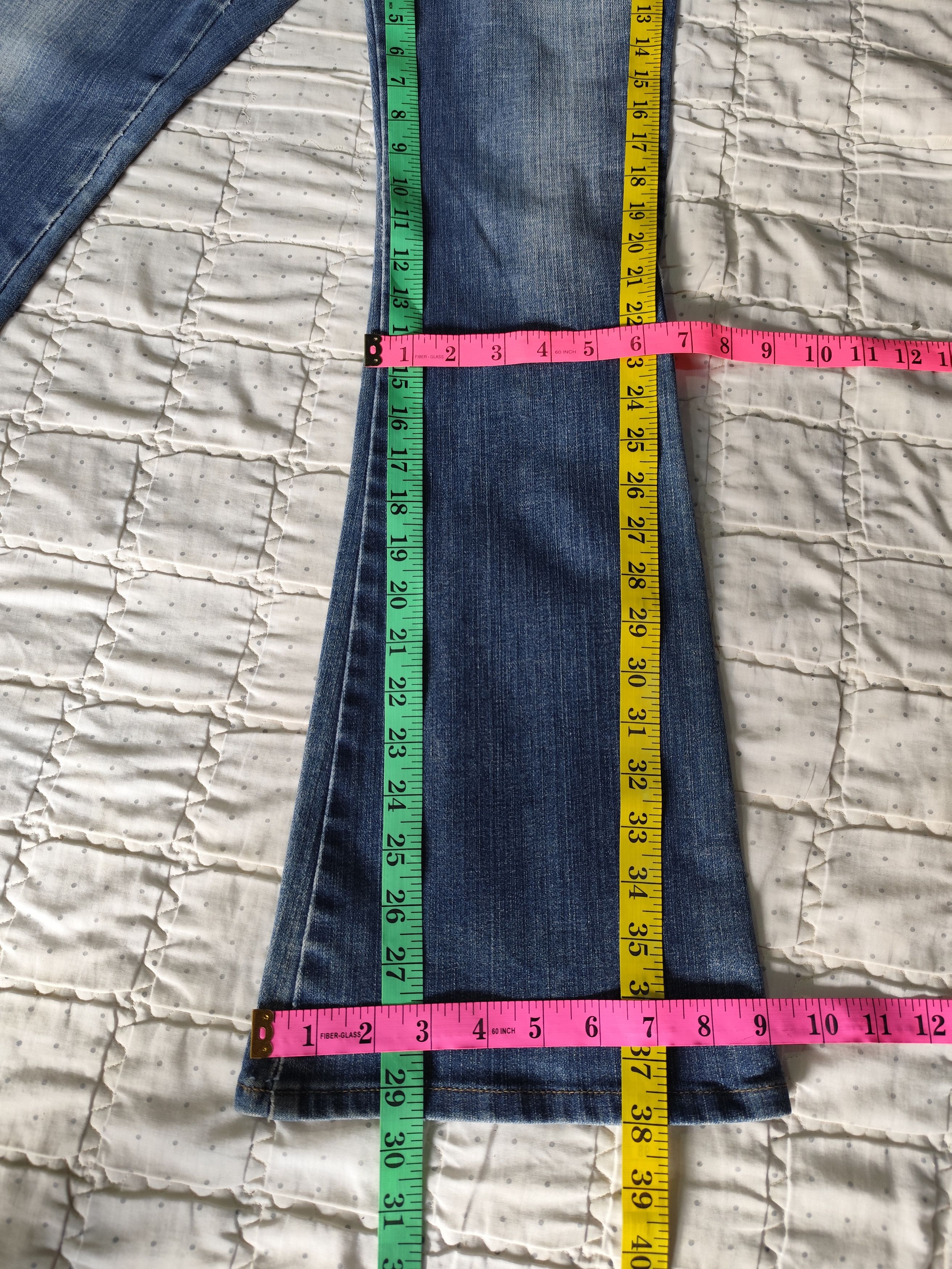 Japanese Brand Vintage Japanese Flare Denim J015 Size 29" - 18 Thumbnail