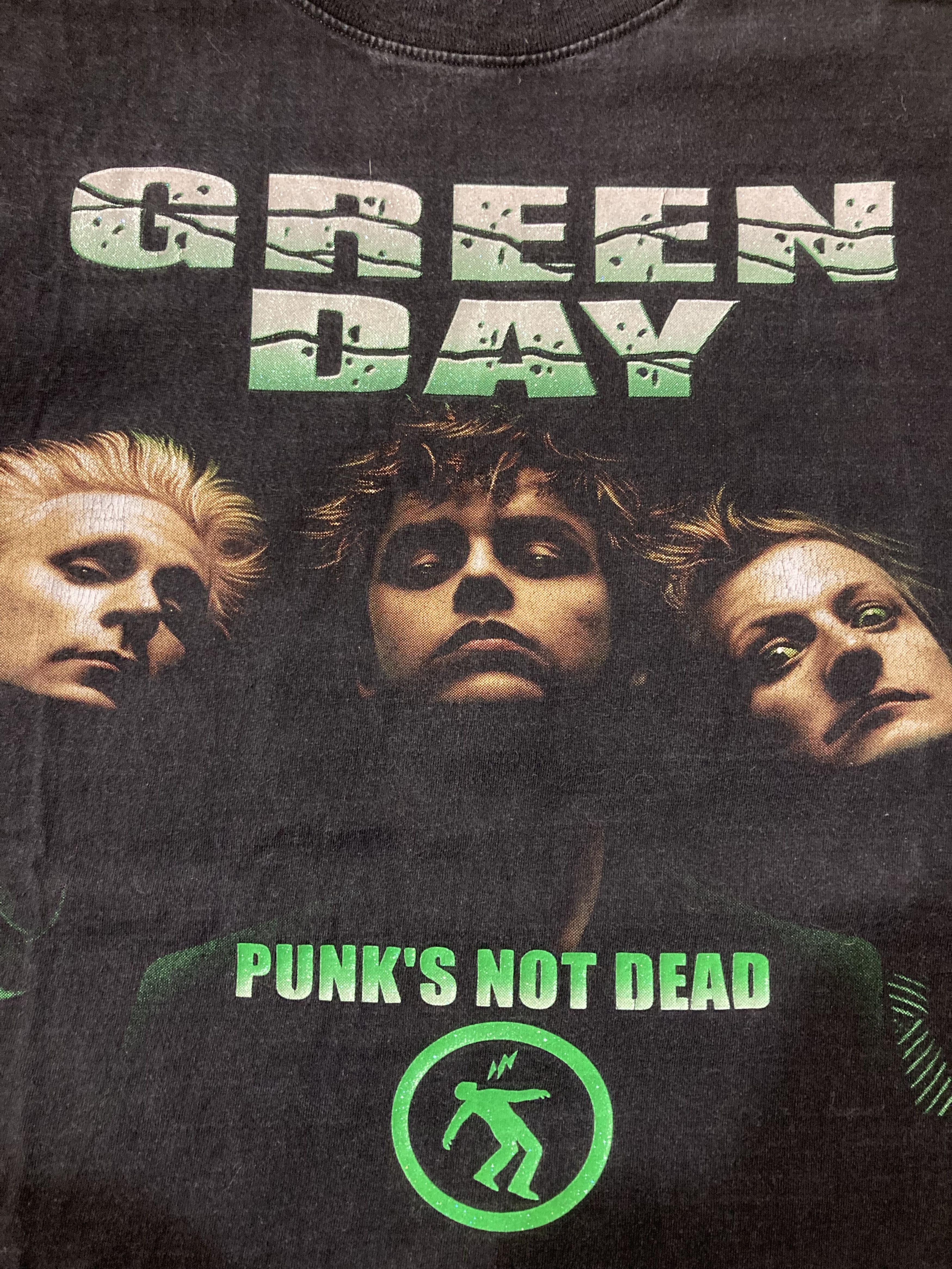 Band Tees Rock Chang Green Day Vintage Punk's Not Dead T-shirt Size US XL / EU 56 / 4 - 8 Thumbnail